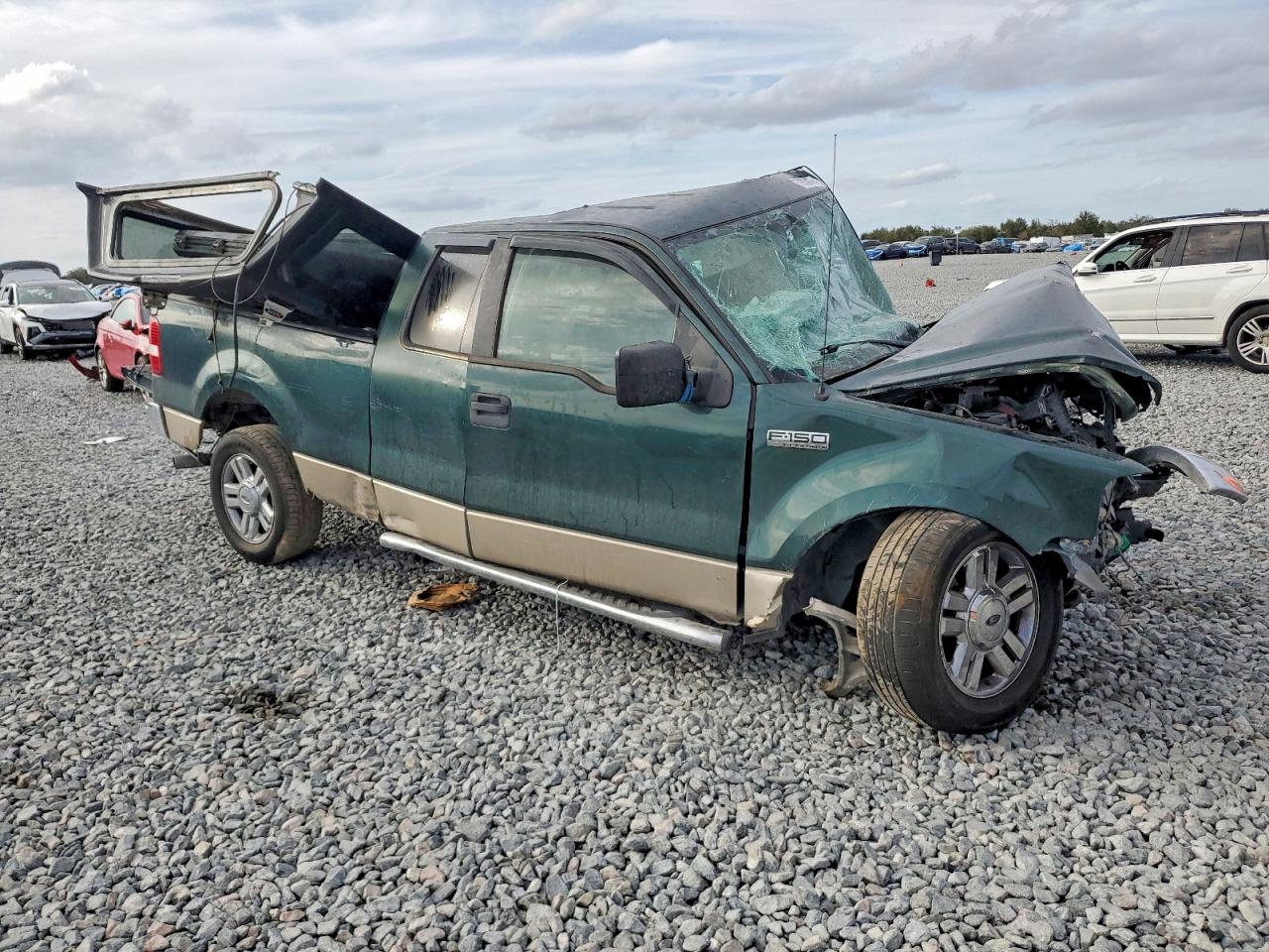2008 Ford F150 Зеленый vin: 1FTPX12VX8KD03103