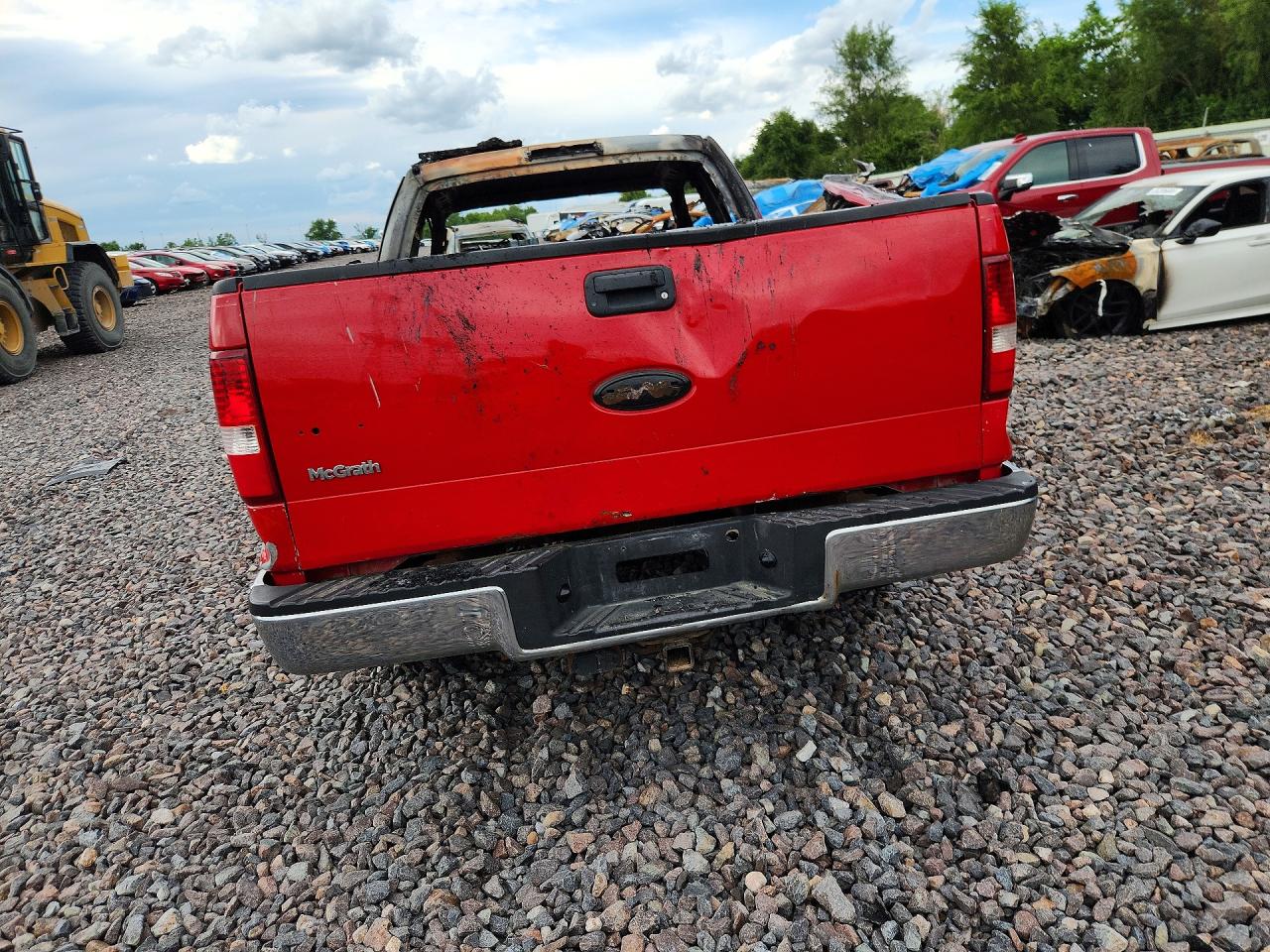 2008 Ford F150 Red vin: 1FTPX12VX8KE98121