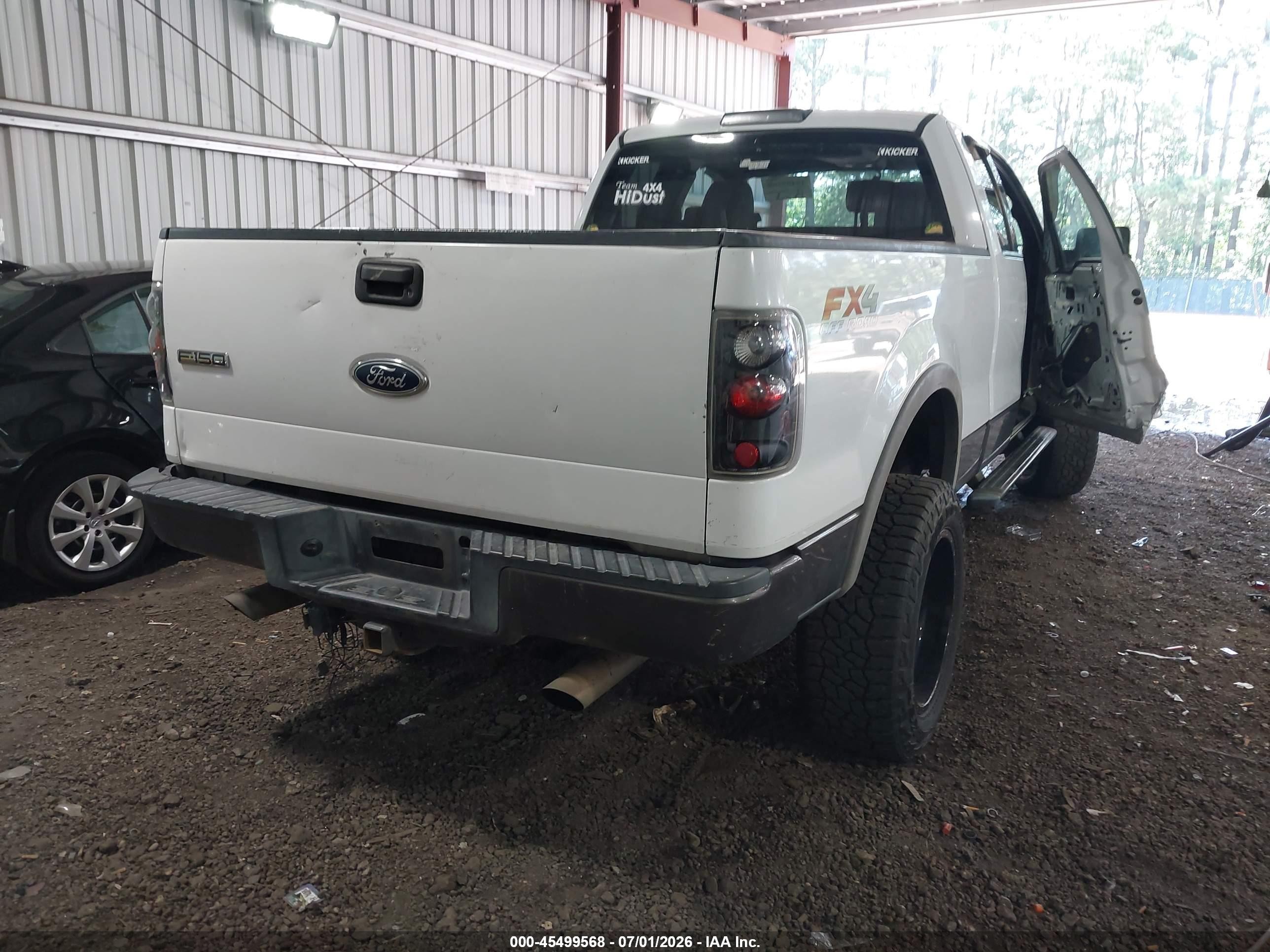 2004 Ford F-150 Fx4/lariat/xl/xlt White vin: 1FTPX14504FA00136