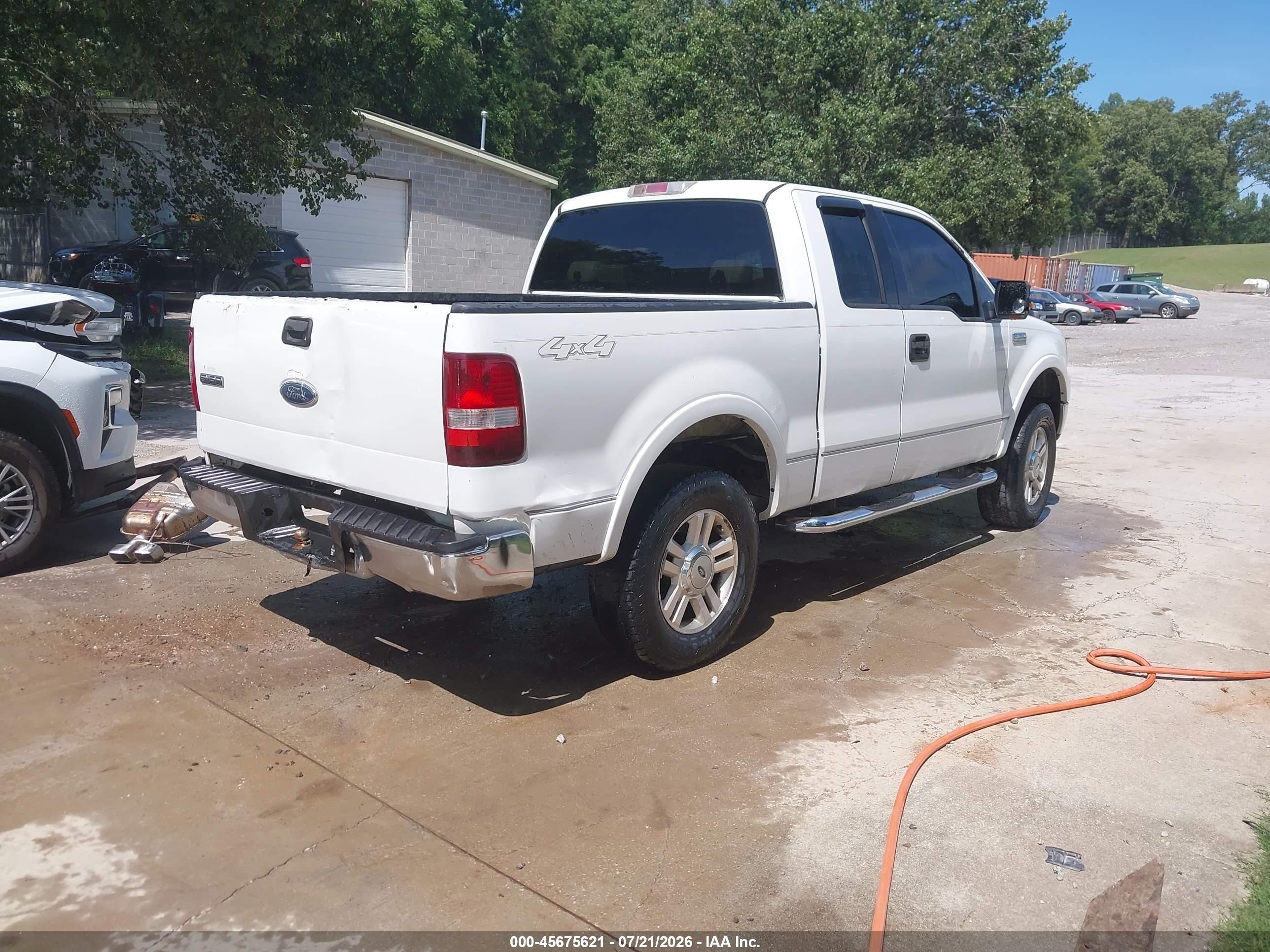 2004 Ford F-150 Fx4/lariat/xl/xlt White vin: 1FTPX14504KB15231