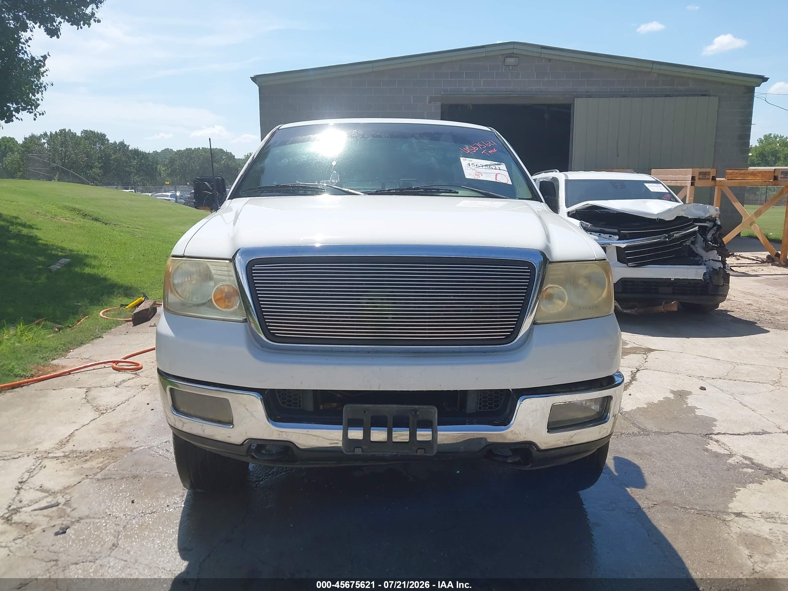2004 Ford F-150 Fx4/lariat/xl/xlt White vin: 1FTPX14504KB15231