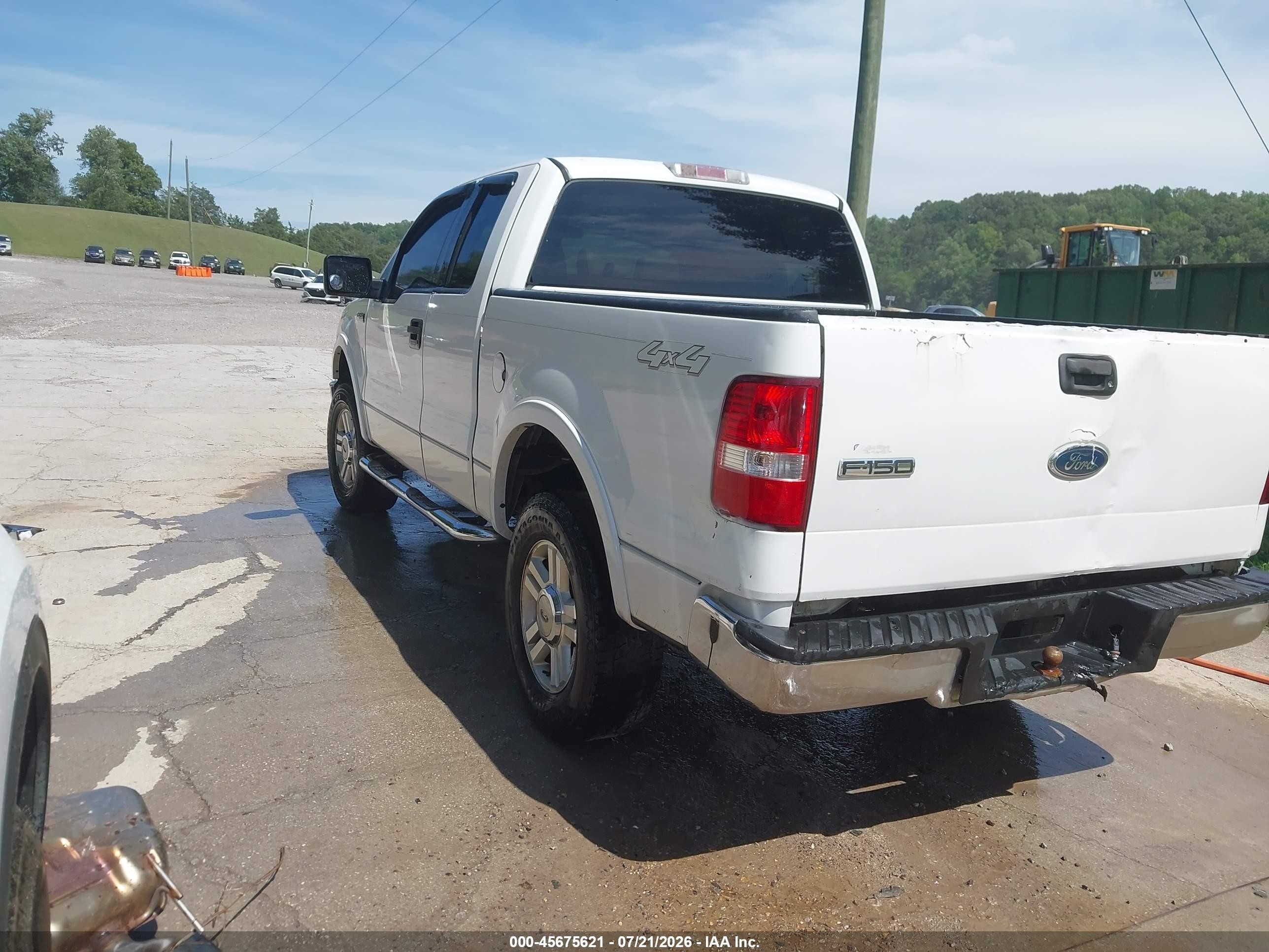 2004 Ford F-150 Fx4/lariat/xl/xlt White vin: 1FTPX14504KB15231