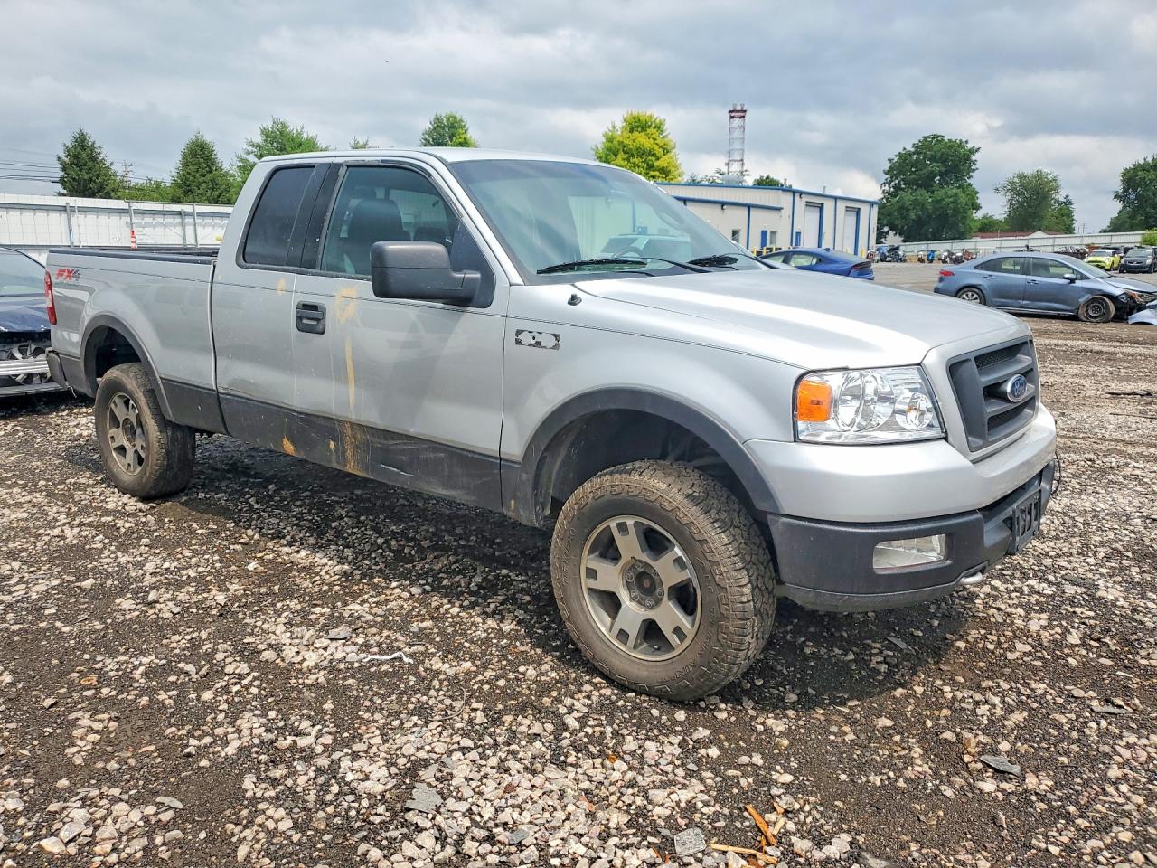 2004 Ford F150 Silver vin: 1FTPX14504KD95488
