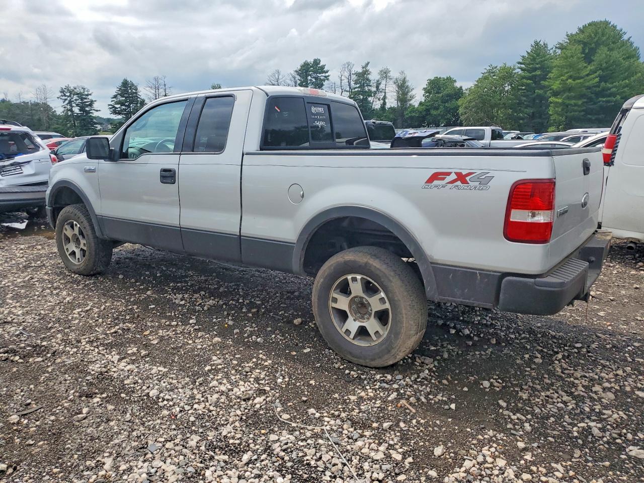 2004 Ford F150 Silver vin: 1FTPX14504KD95488