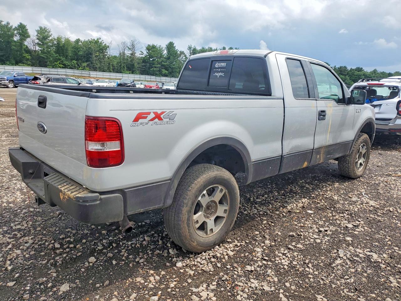 2004 Ford F150 Silver vin: 1FTPX14504KD95488