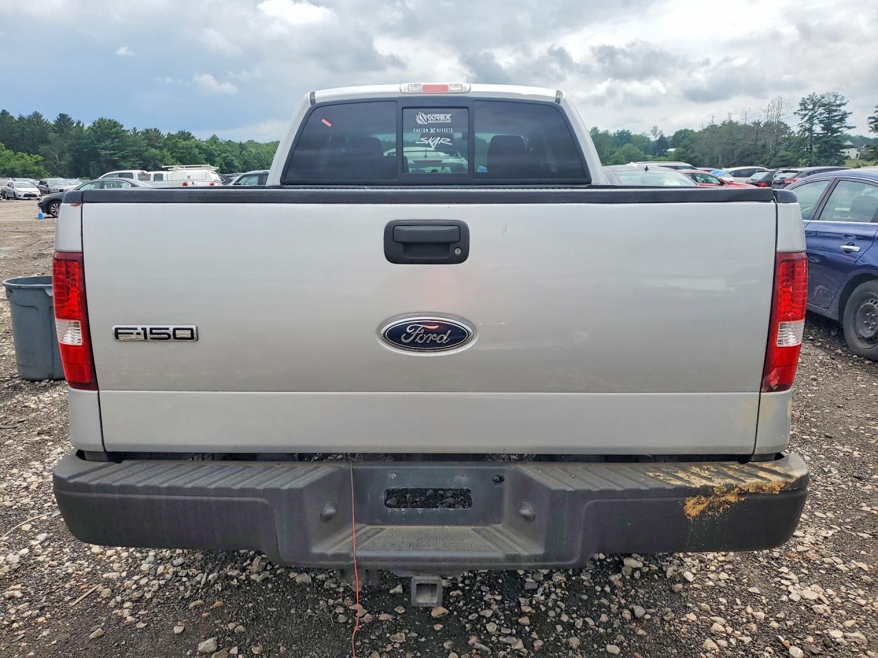 2004 Ford F150 Silver vin: 1FTPX14504KD95488