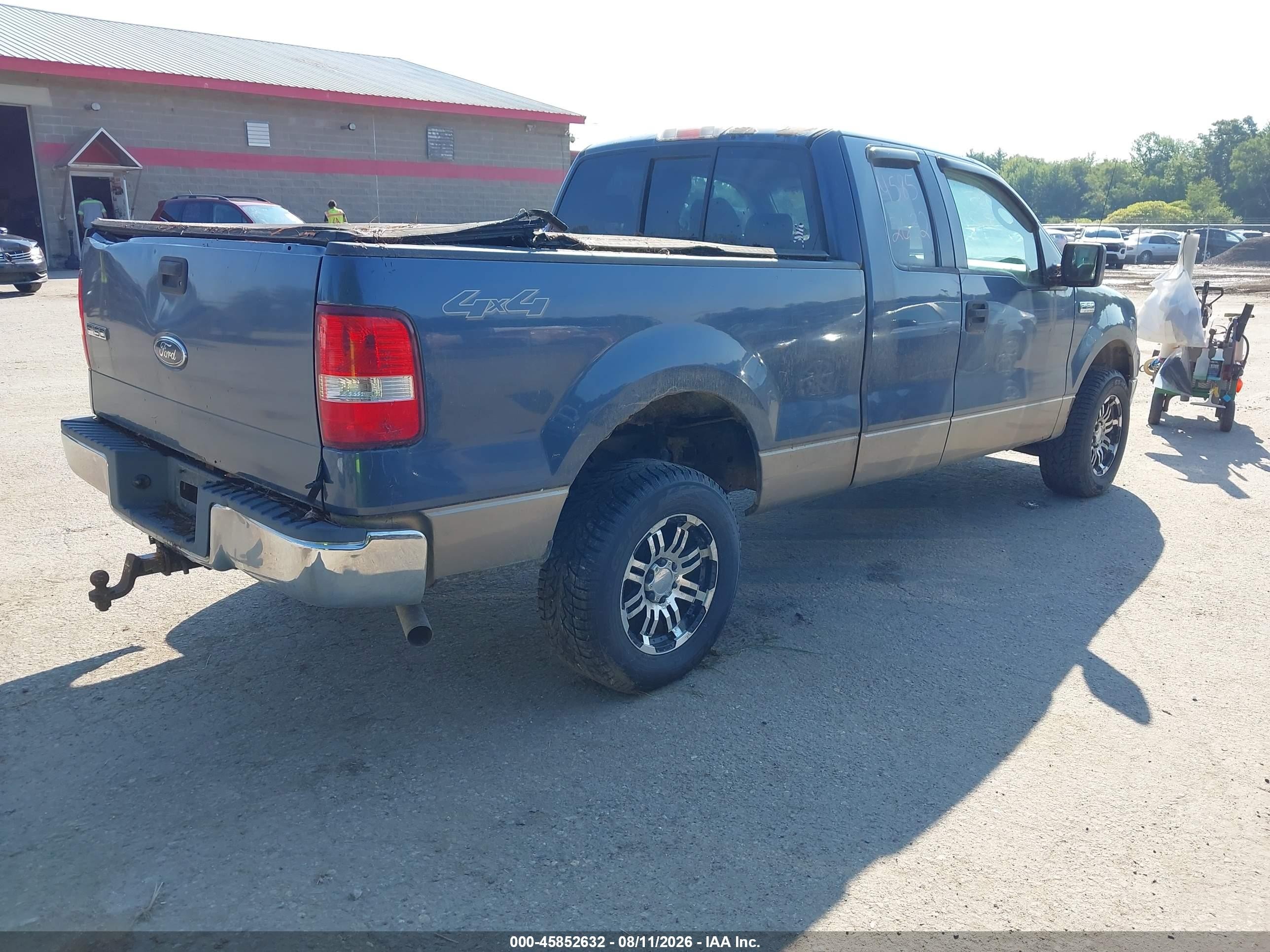 2004 Ford F-150 Fx4/lariat/xl/xlt Blue vin: 1FTPX14504NA78566