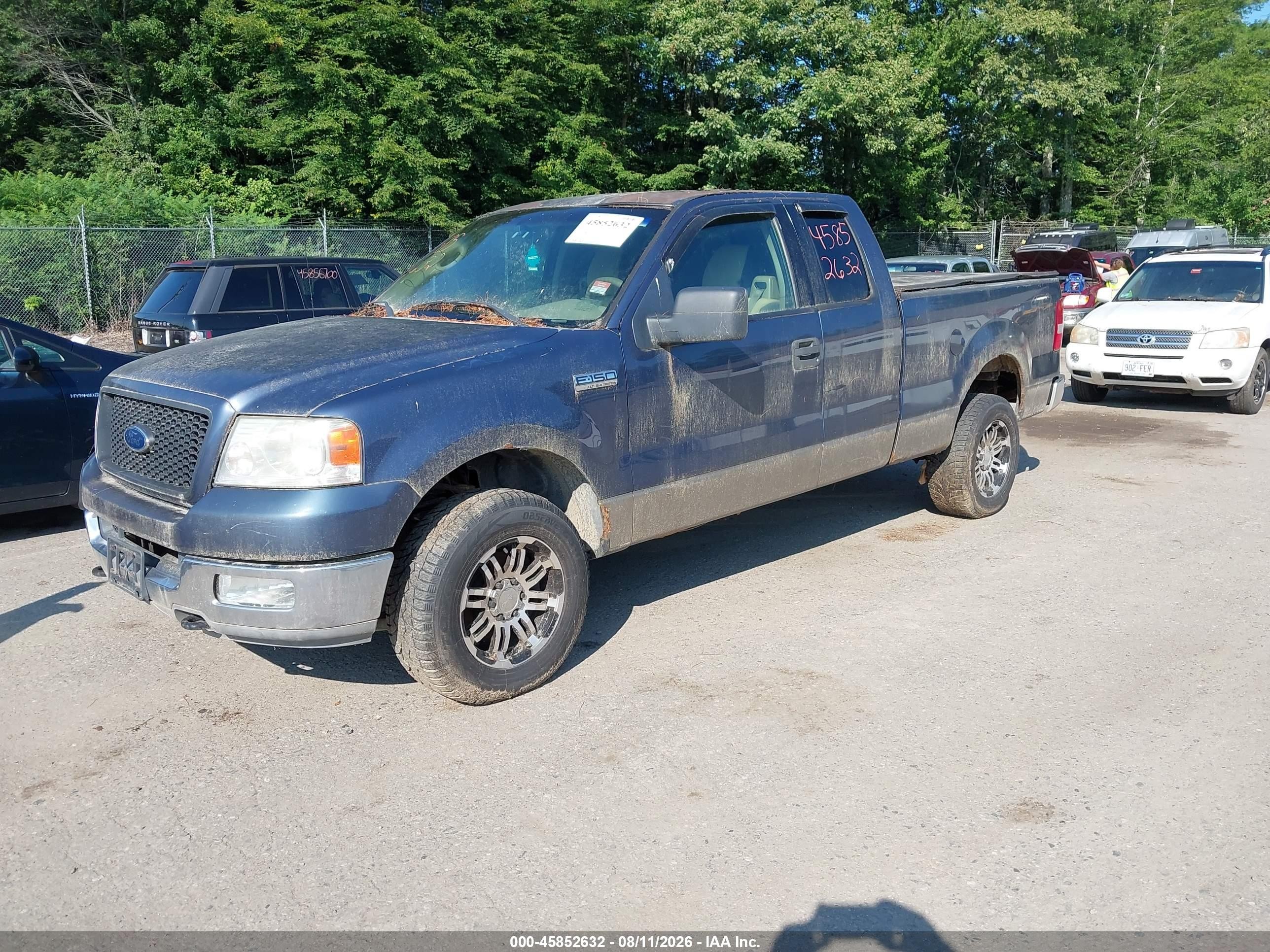 2004 Ford F-150 Fx4/lariat/xl/xlt Blue vin: 1FTPX14504NA78566