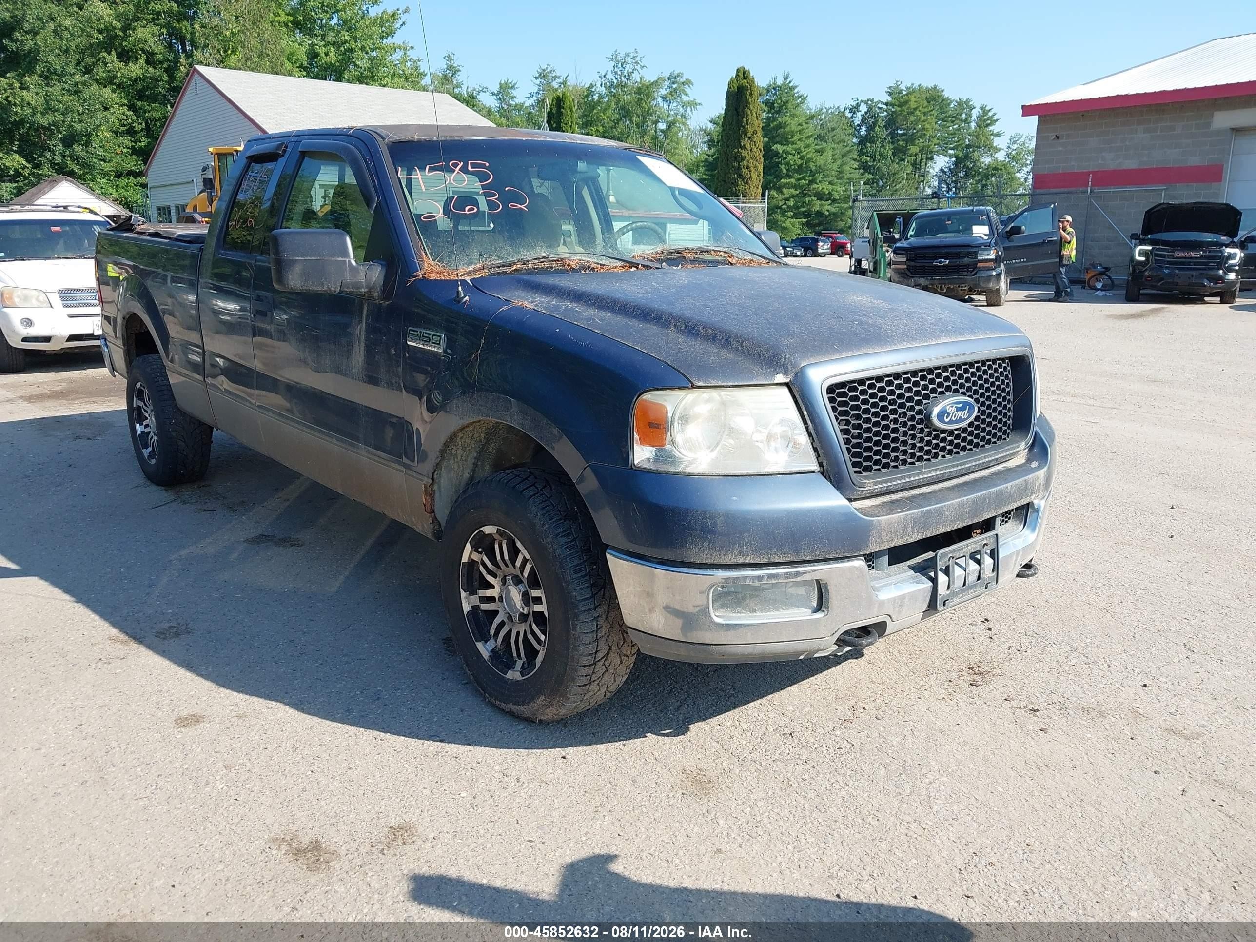 2004 Ford F-150 Fx4/lariat/xl/xlt Blue vin: 1FTPX14504NA78566