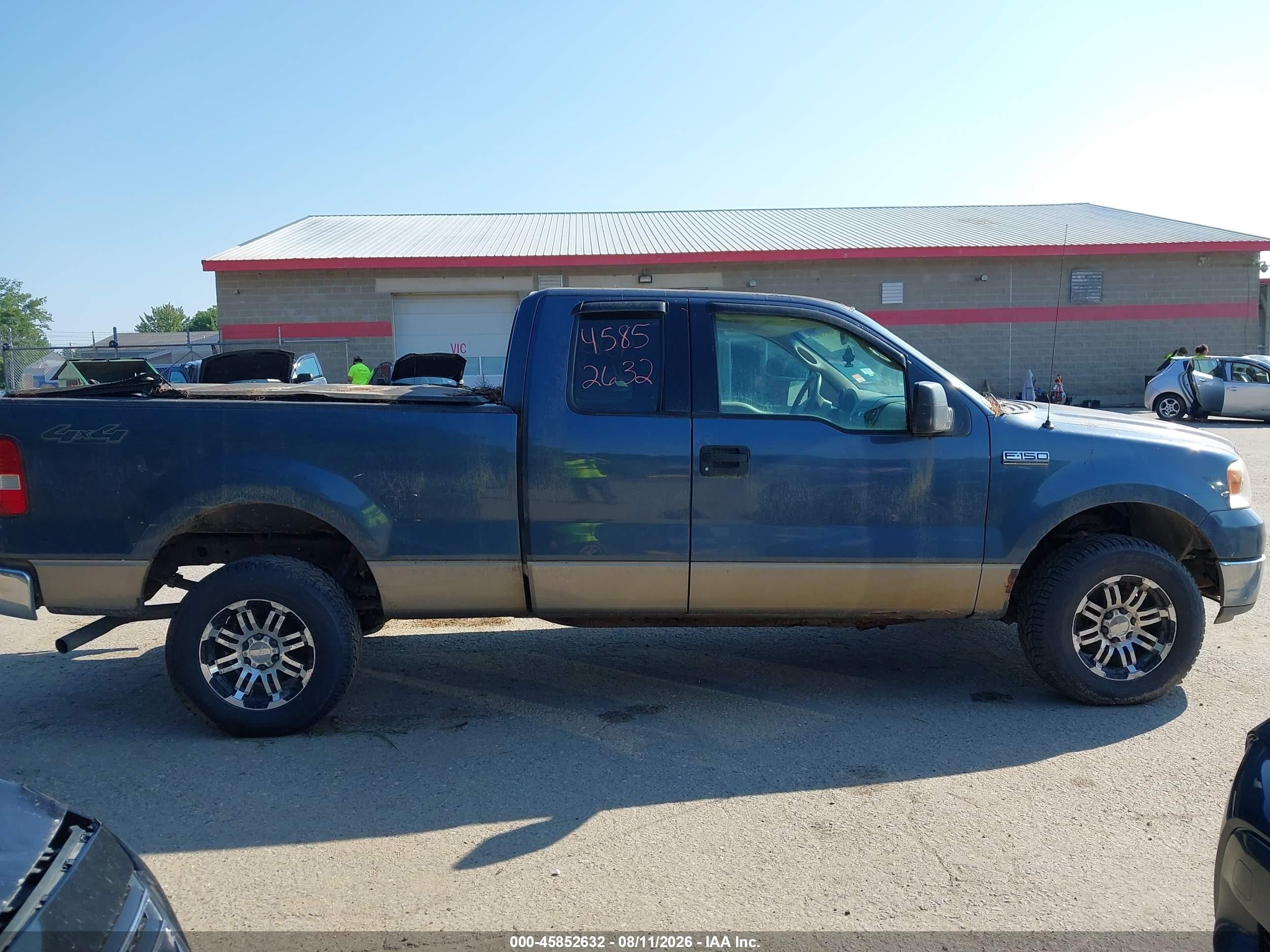 2004 Ford F-150 Fx4/lariat/xl/xlt Blue vin: 1FTPX14504NA78566
