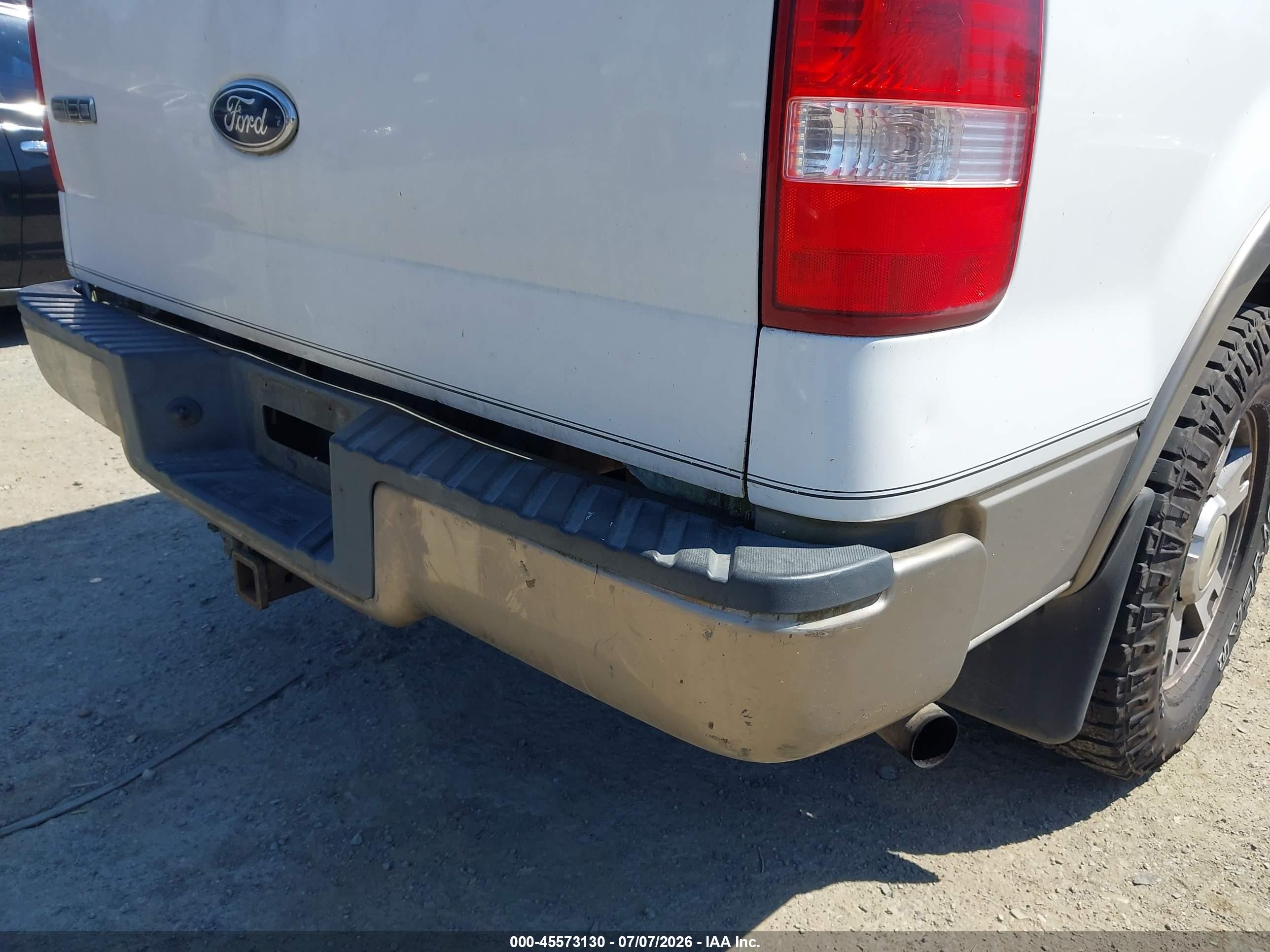 2004 Ford F-150 Fx4/lariat/xl/xlt White vin: 1FTPX14504NB57641