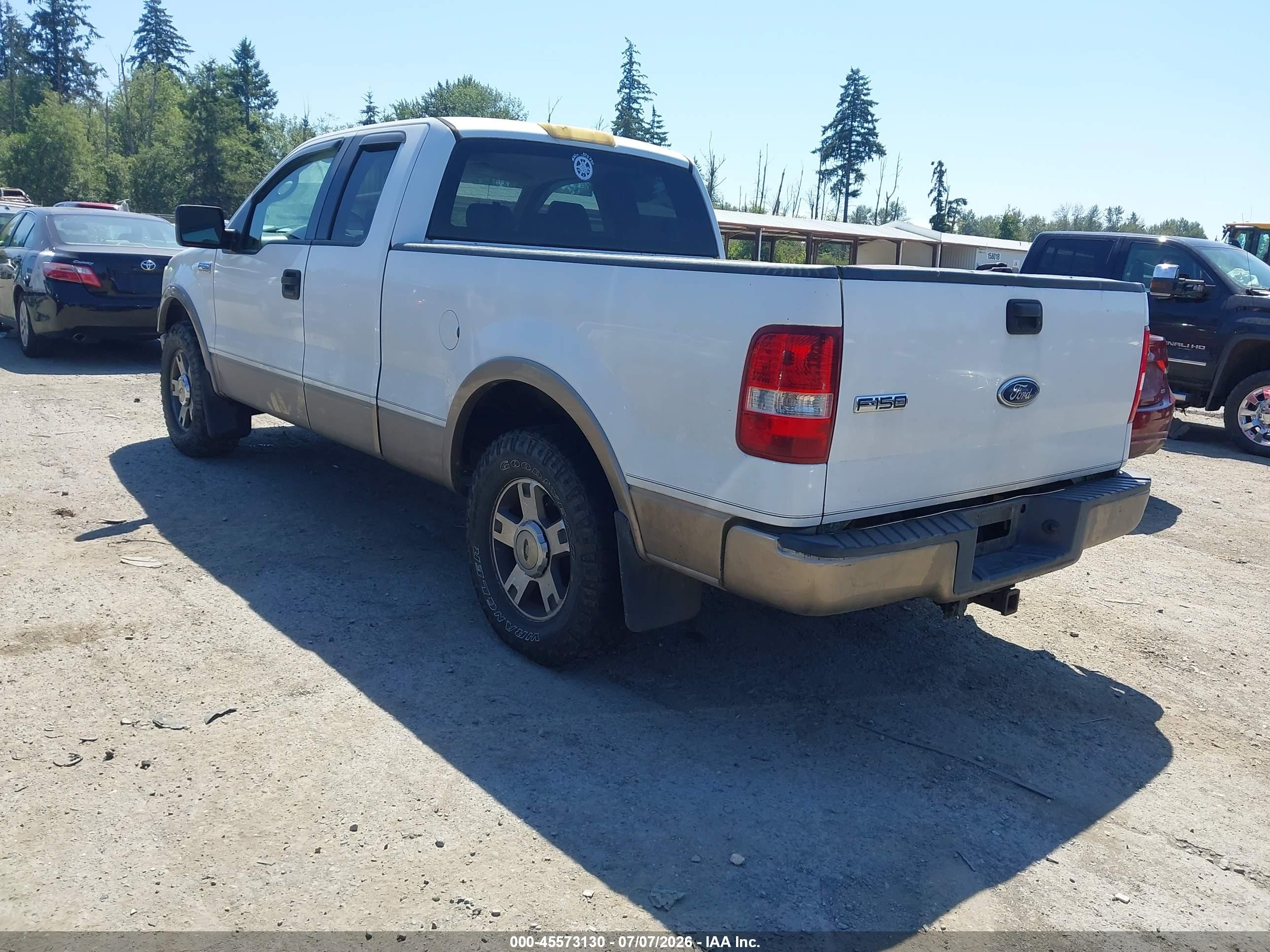 2004 Ford F-150 Fx4/lariat/xl/xlt White vin: 1FTPX14504NB57641
