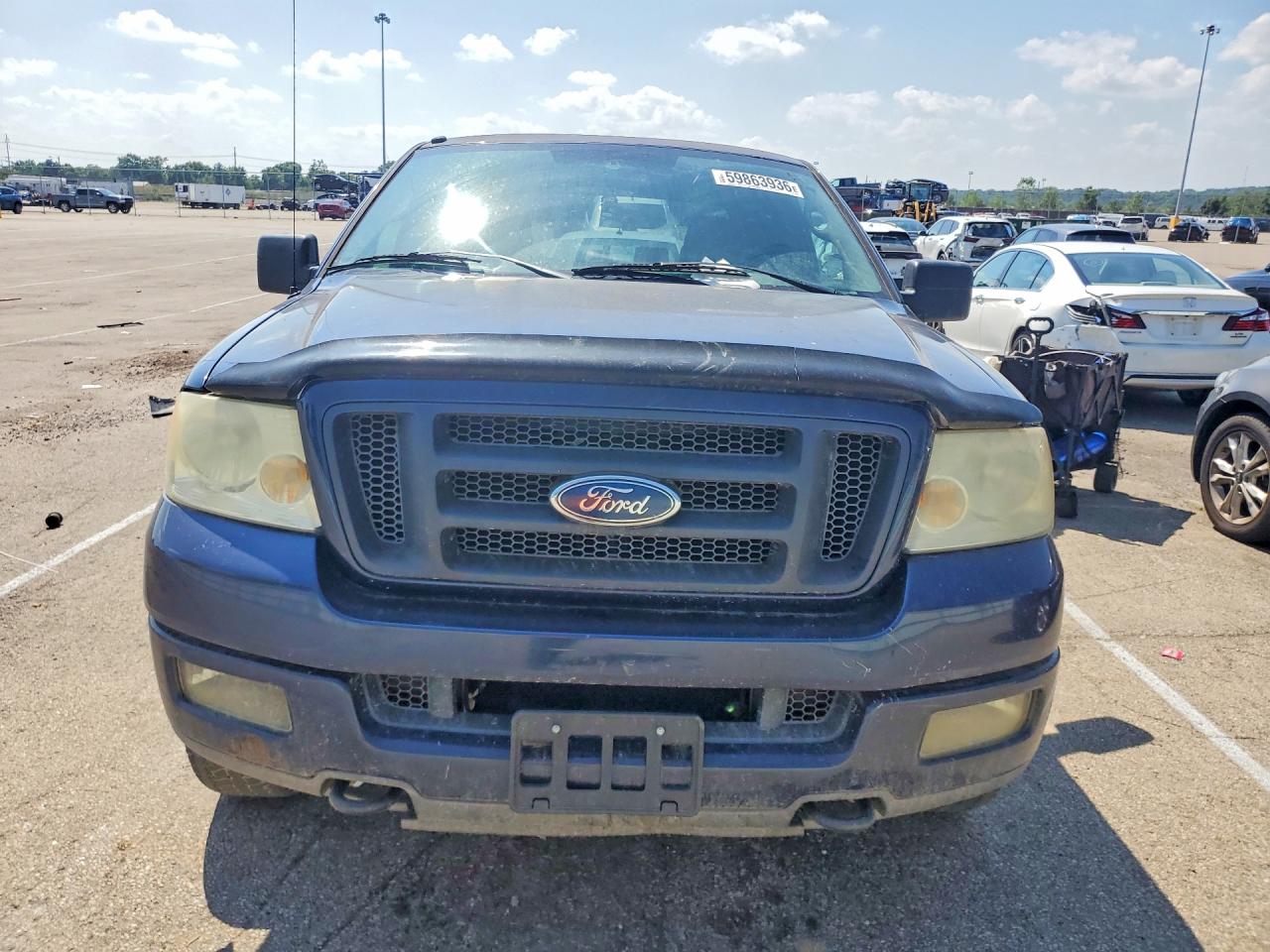 2004 Ford F150 Blue vin: 1FTPX14504NB82930