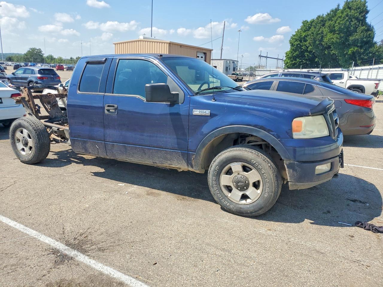 2004 Ford F150 Blue vin: 1FTPX14504NB82930