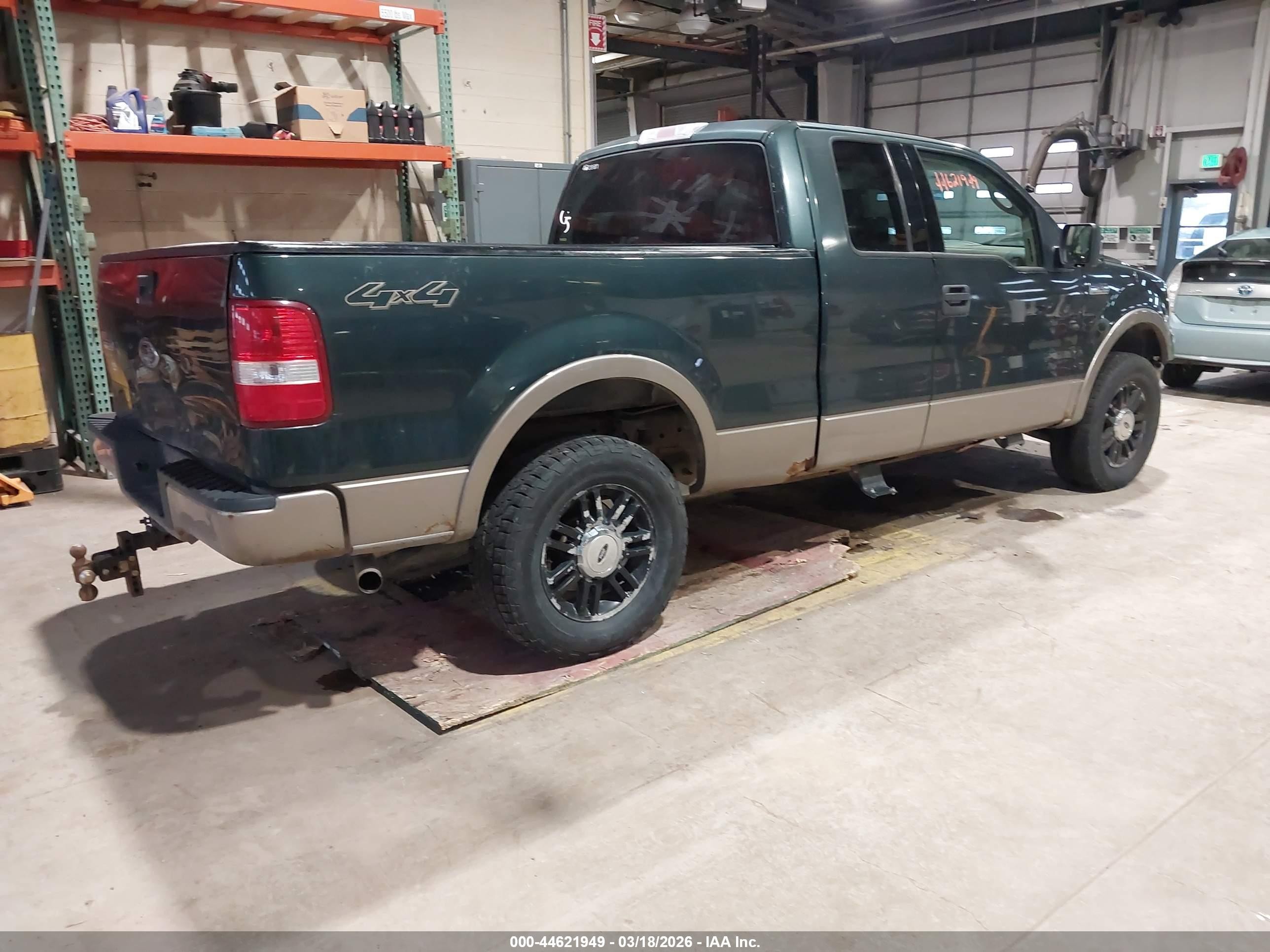 2004 Ford F-150 Fx4/lariat/xl/xlt Green vin: 1FTPX14504NB98187