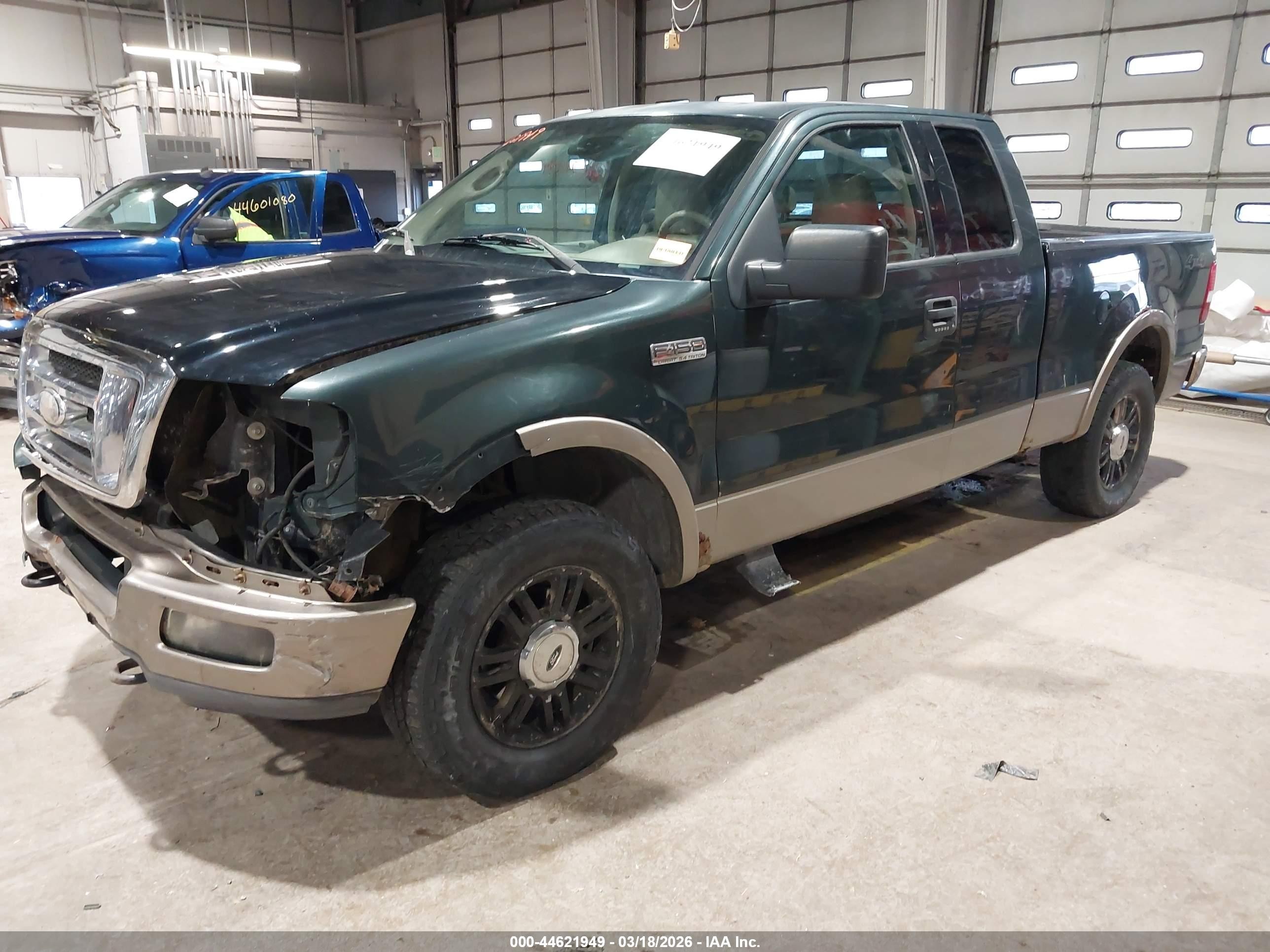 2004 Ford F-150 Fx4/lariat/xl/xlt Green vin: 1FTPX14504NB98187
