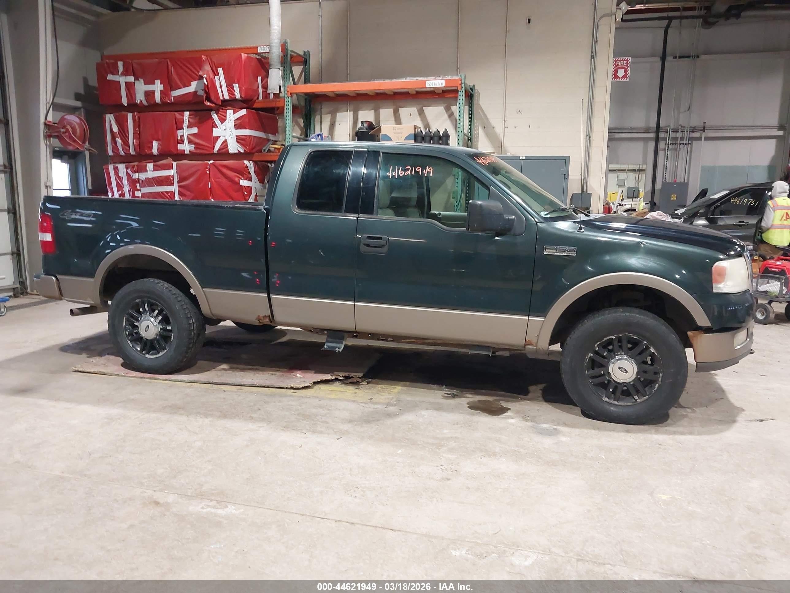 2004 Ford F-150 Fx4/lariat/xl/xlt Green vin: 1FTPX14504NB98187