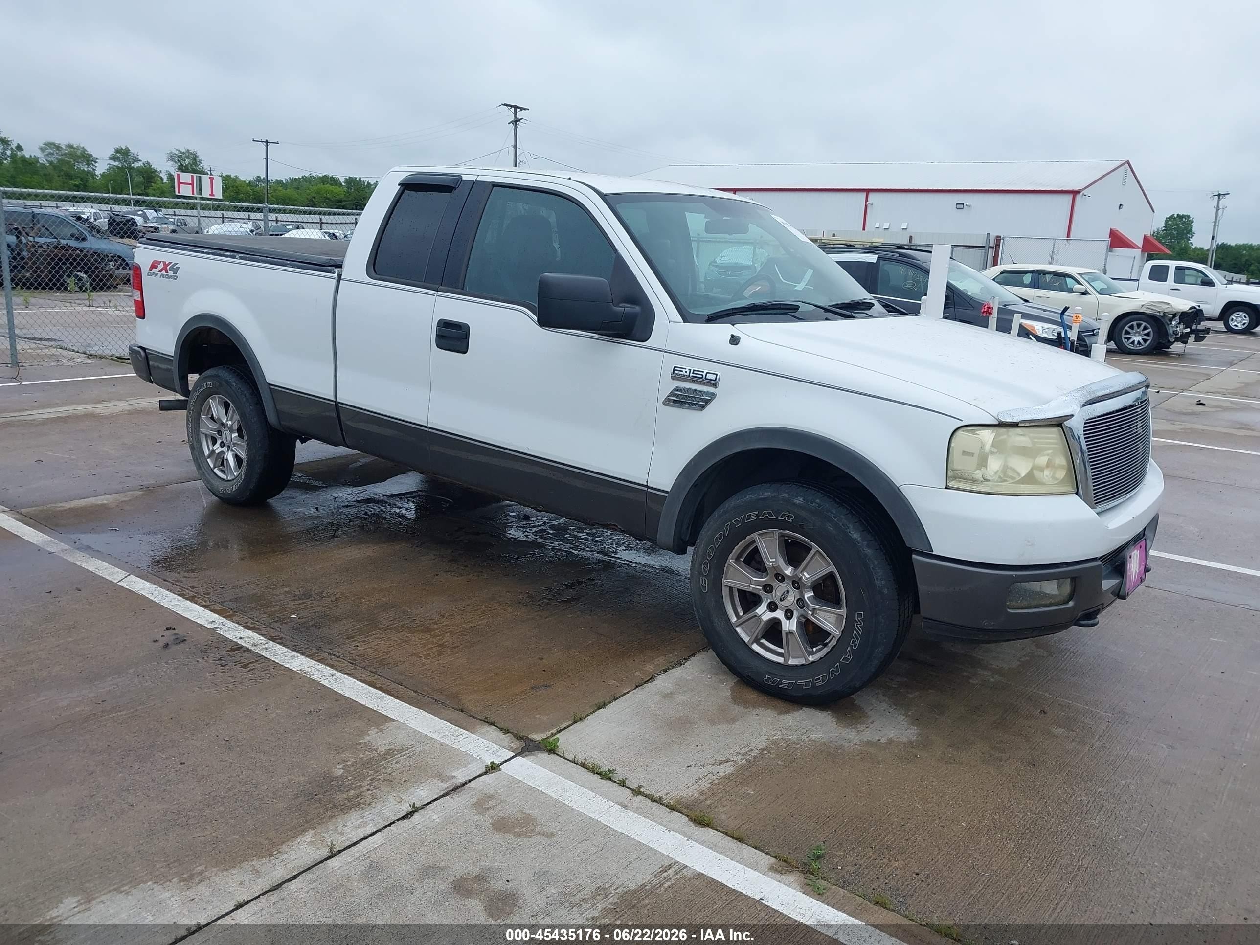 2004 Ford F-150 Fx4/lariat/xl/xlt White vin: 1FTPX14504NC04117