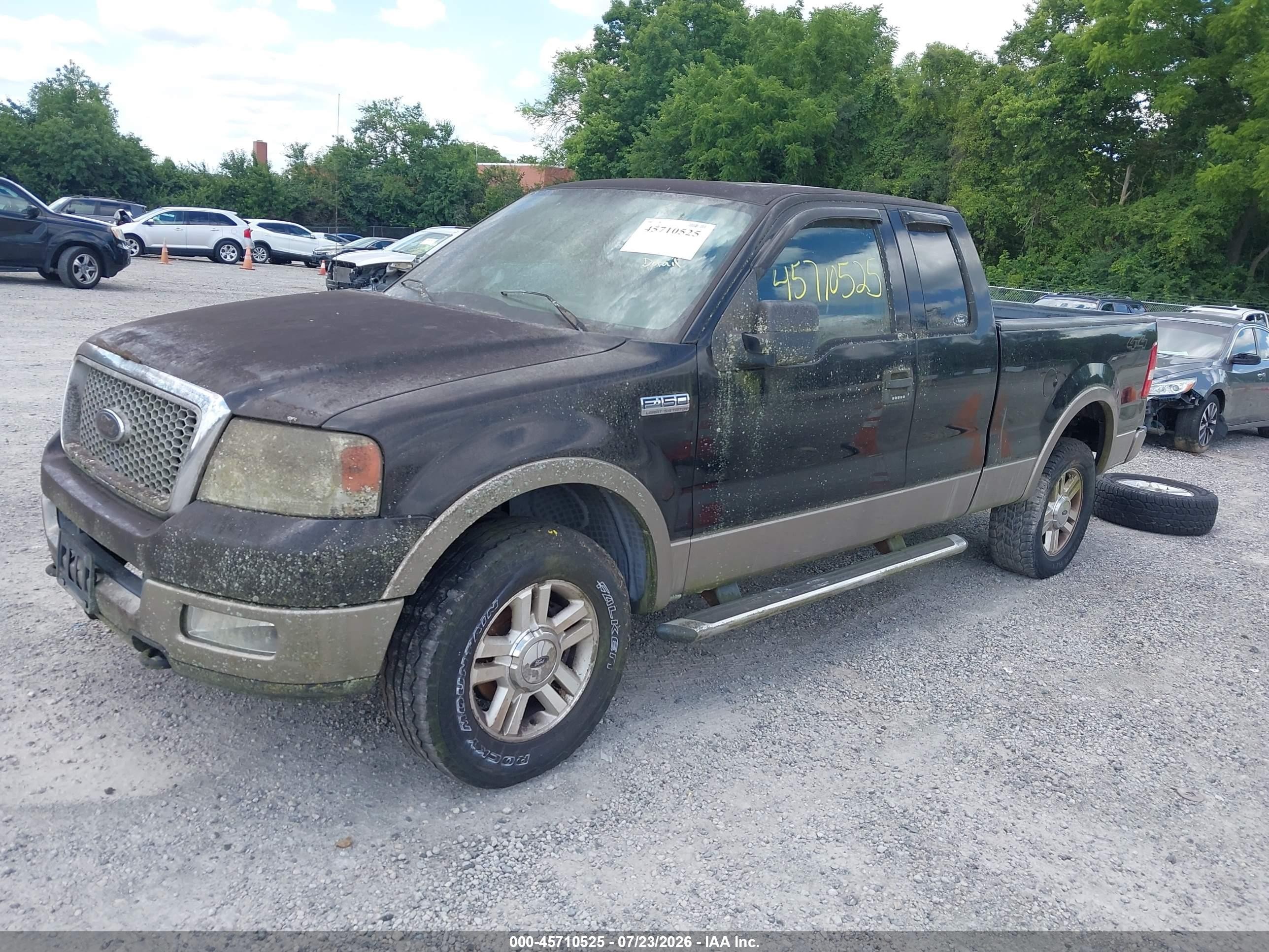 2004 Ford F-150 Fx4/lariat/xl/xlt Black vin: 1FTPX14504NC30572