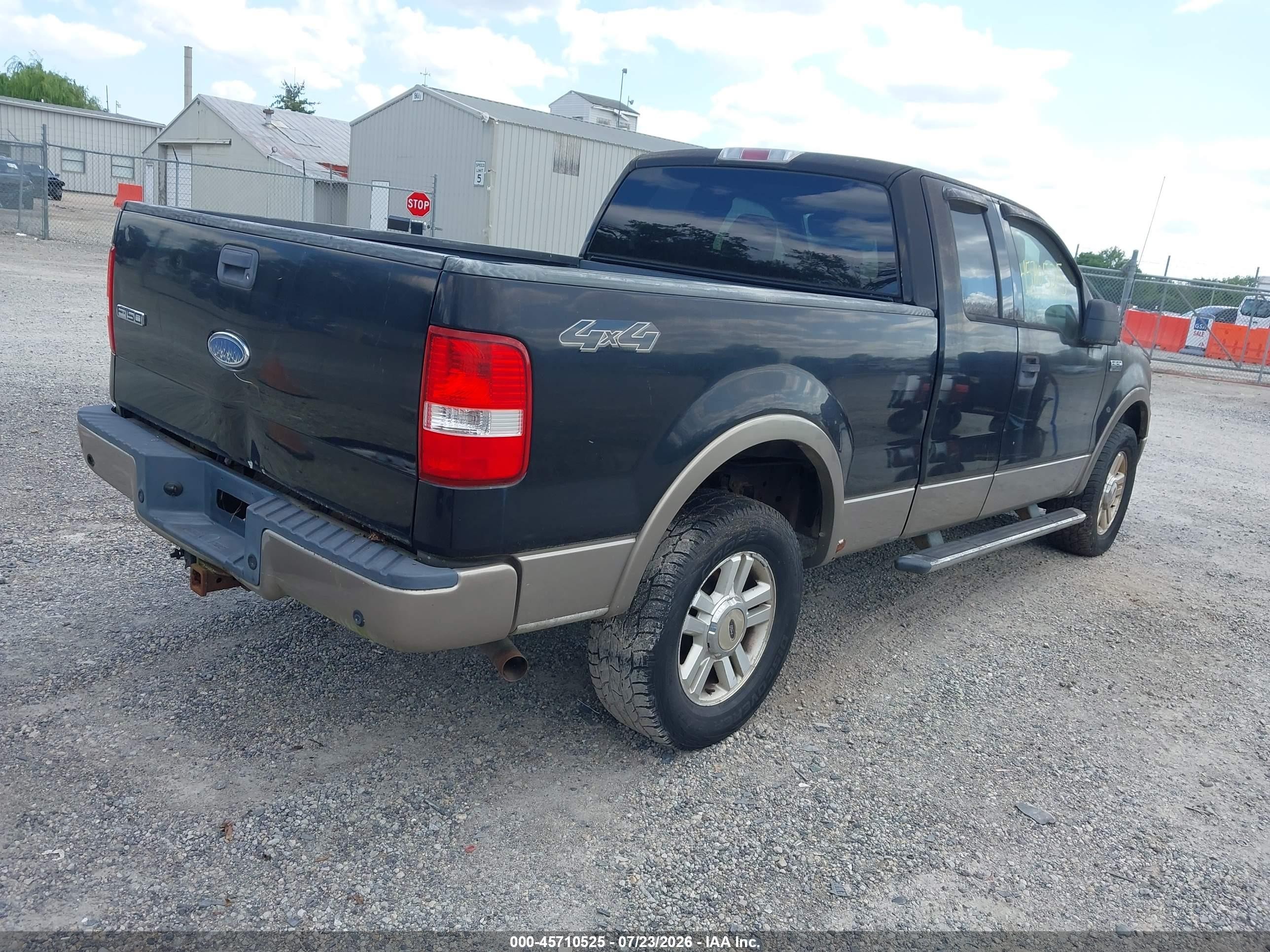 2004 Ford F-150 Fx4/lariat/xl/xlt Black vin: 1FTPX14504NC30572