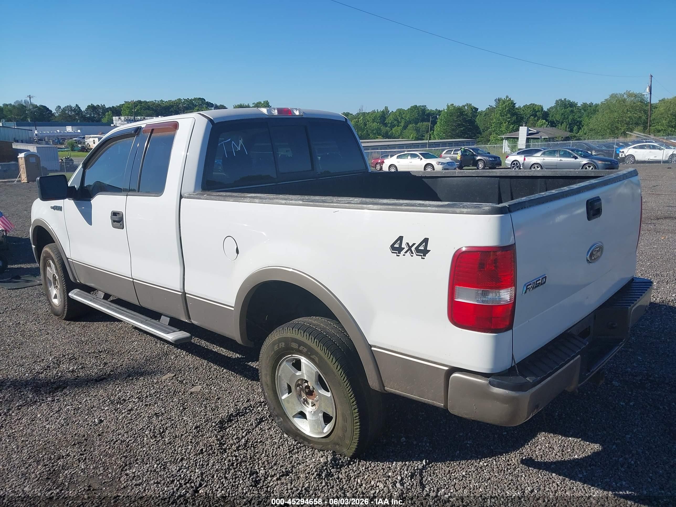 2004 Ford F-150 Fx4/lariat/xl/xlt White vin: 1FTPX14504NC66424