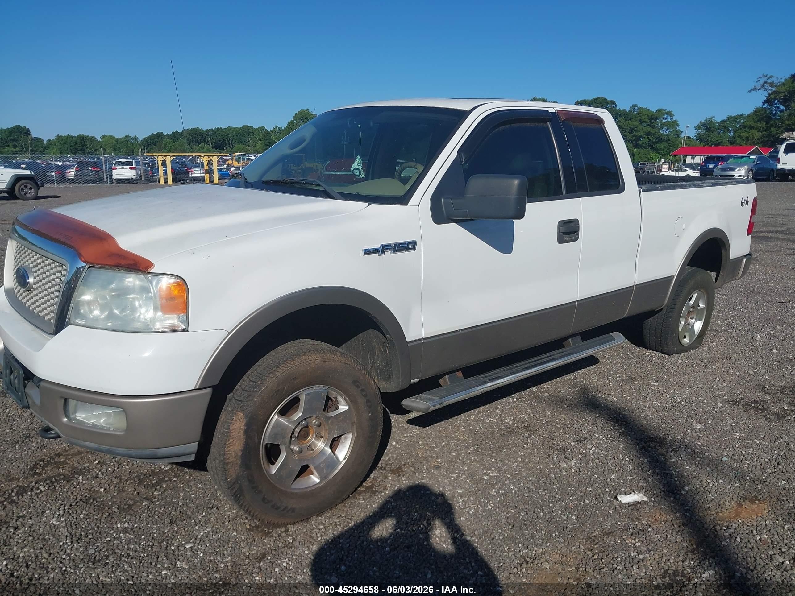 2004 Ford F-150 Fx4/lariat/xl/xlt White vin: 1FTPX14504NC66424