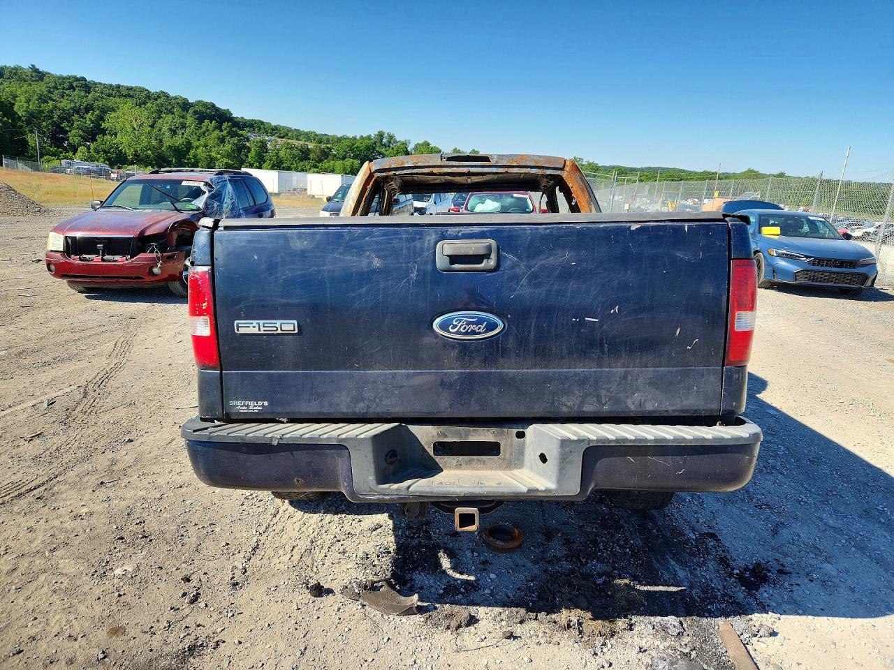 2004 Ford F150 Burn vin: 1FTPX14504NC73437