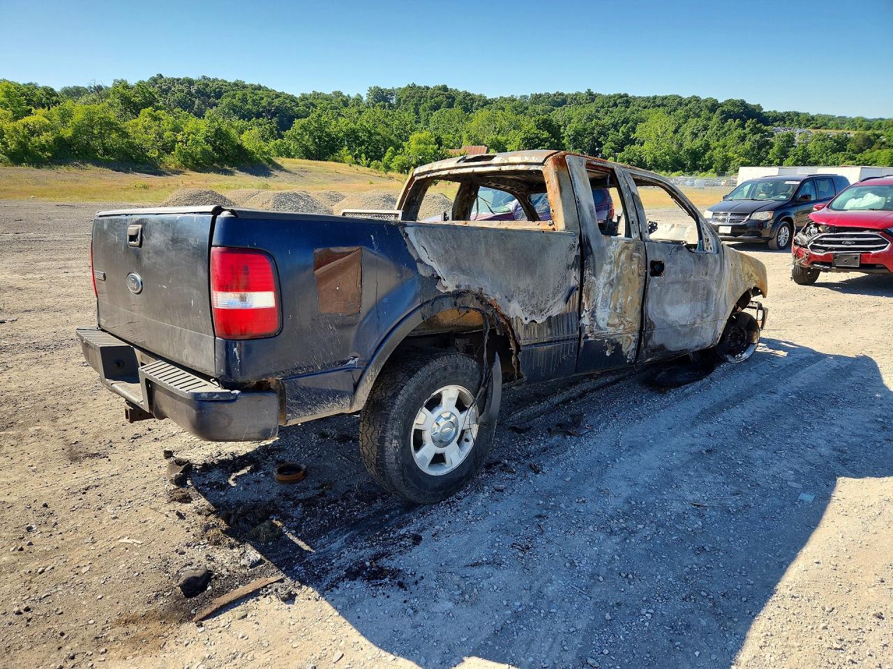 2004 Ford F150 Burn vin: 1FTPX14504NC73437