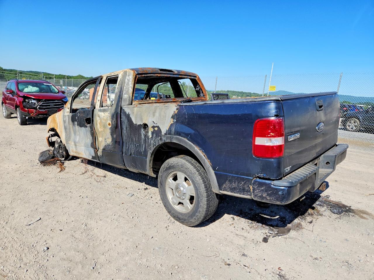 2004 Ford F150 Burn vin: 1FTPX14504NC73437