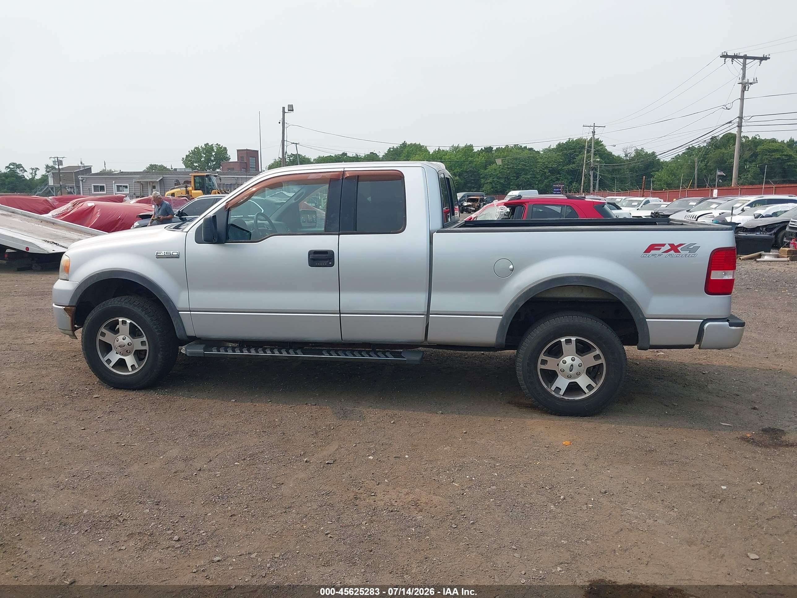 2005 Ford F-150 Fx4/lariat/xl/xlt Silver vin: 1FTPX14505FA19383