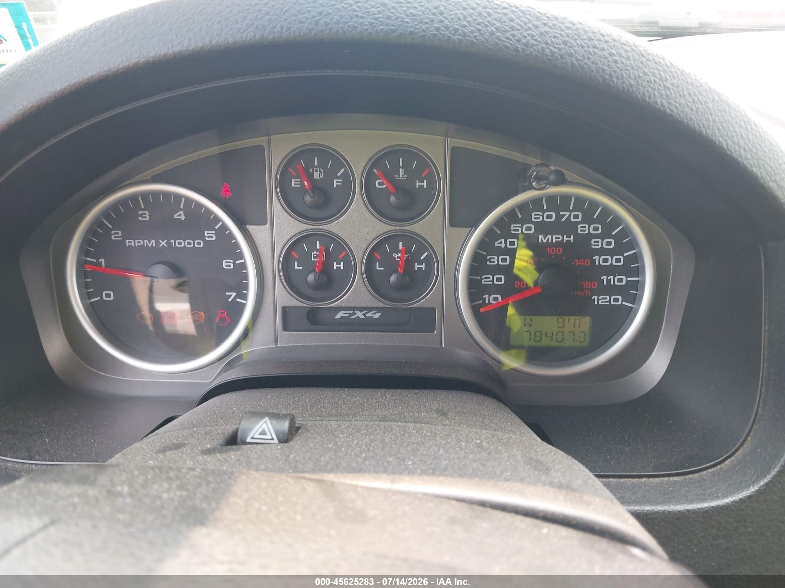 2005 Ford F-150 Fx4/lariat/xl/xlt Silver vin: 1FTPX14505FA19383