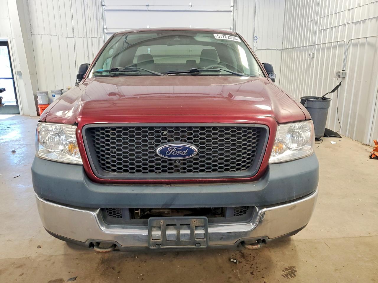 2005 Ford F150 Burgundy vin: 1FTPX14505FA22994