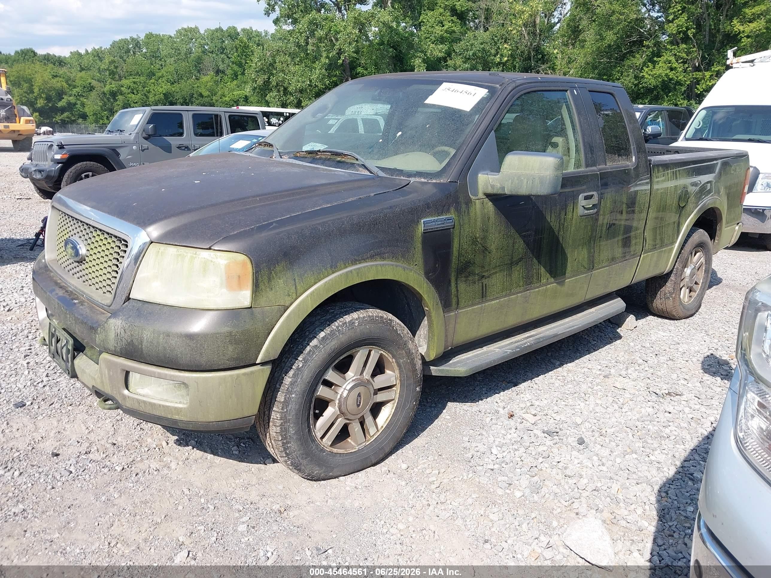 2005 Ford F-150 Fx4/lariat/xl/xlt Gray vin: 1FTPX14505FA84041