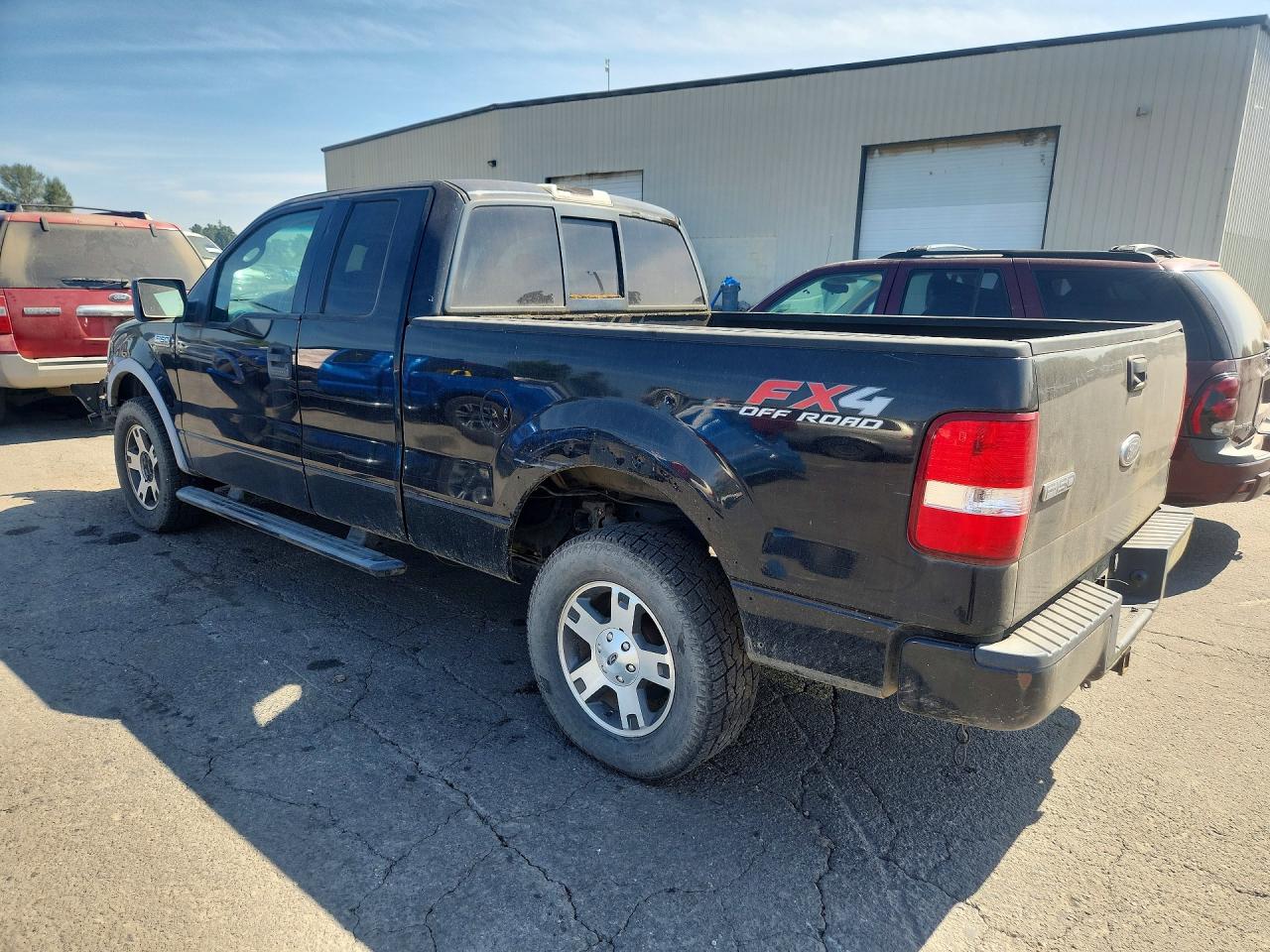 2005 Ford F150 Black vin: 1FTPX14505FB42911