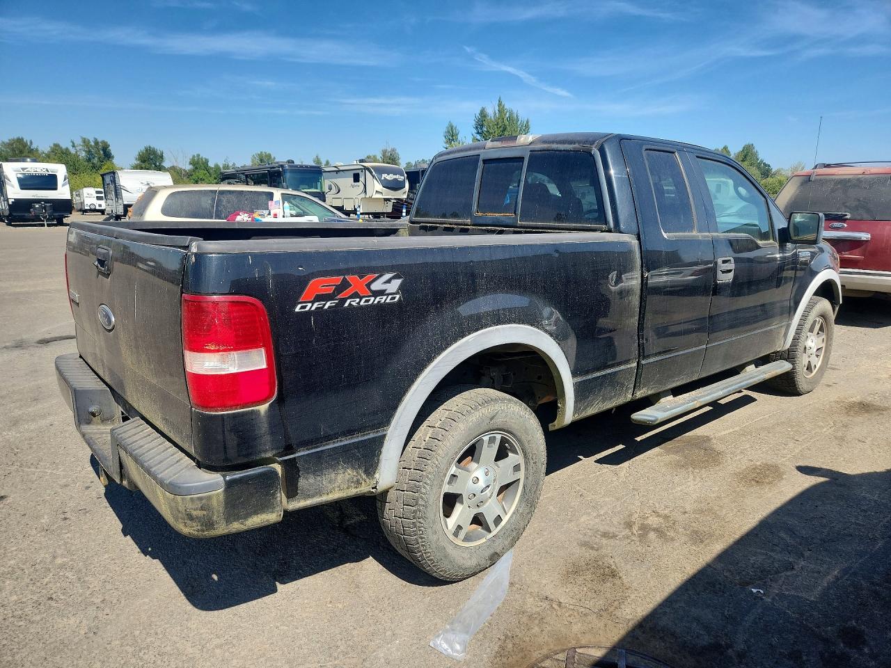 2005 Ford F150 Black vin: 1FTPX14505FB42911