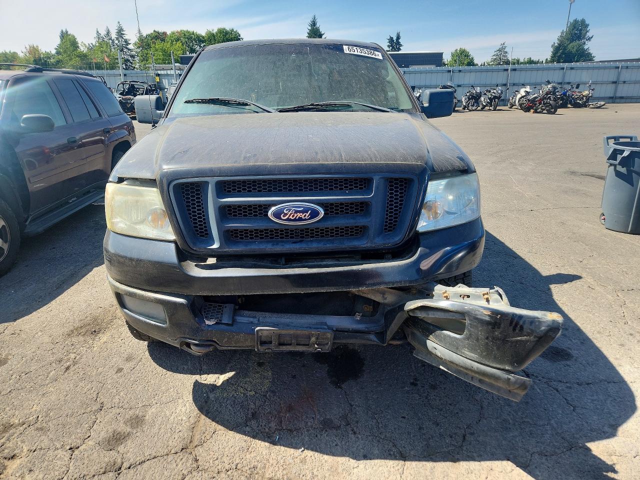 2005 Ford F150 Black vin: 1FTPX14505FB42911