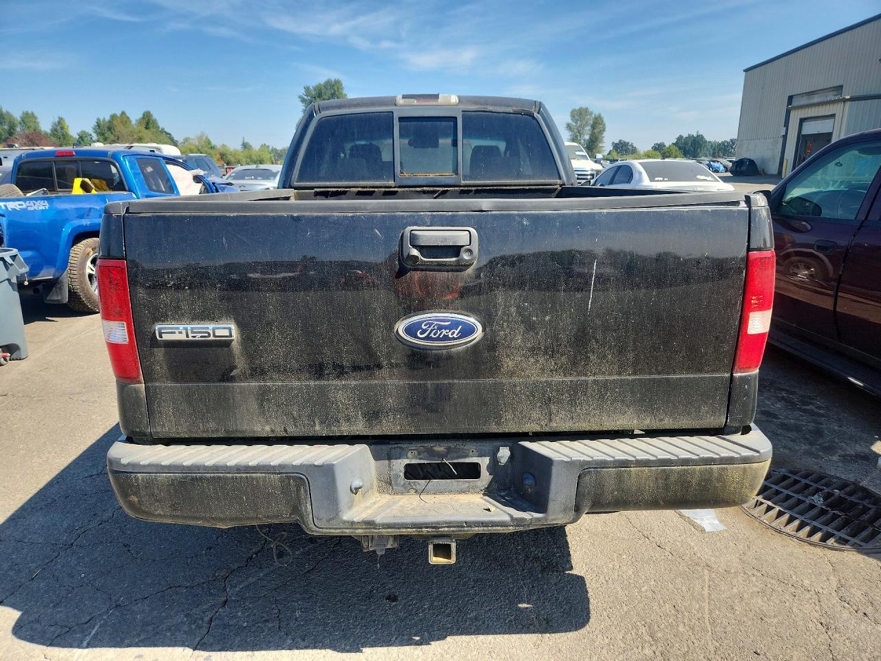 2005 Ford F150 Black vin: 1FTPX14505FB42911