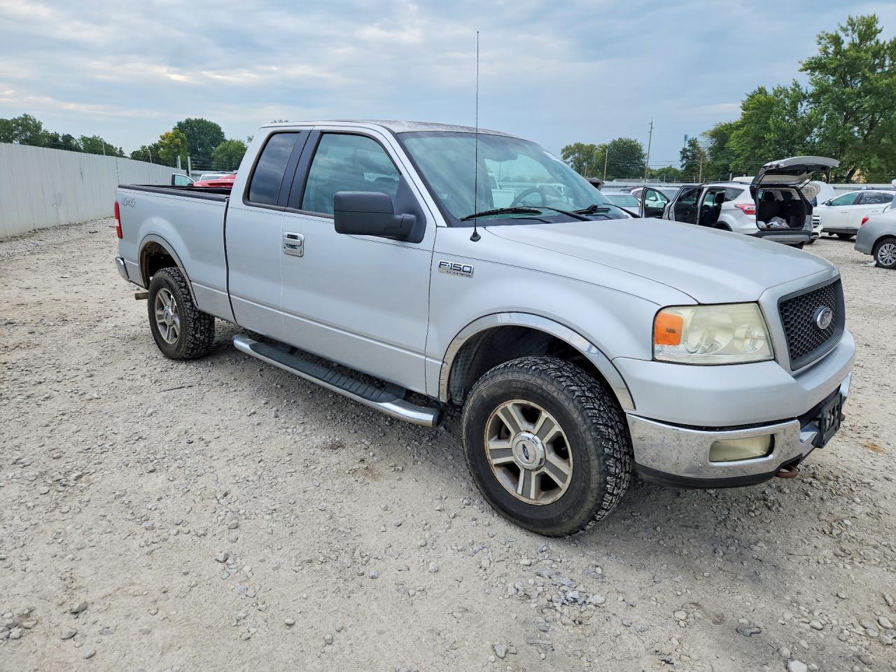 2005 Ford F150 Gray vin: 1FTPX14505FB67355