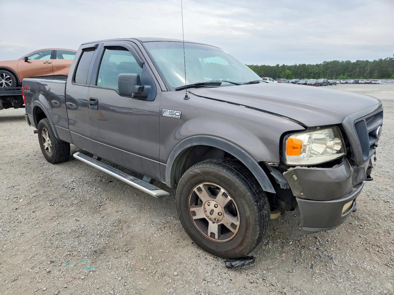 2005 Ford F150 Gray vin: 1FTPX14505KB96992