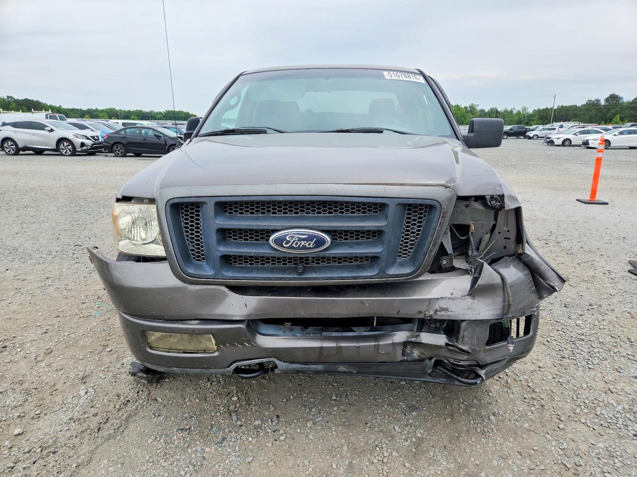 2005 Ford F150 Gray vin: 1FTPX14505KB96992