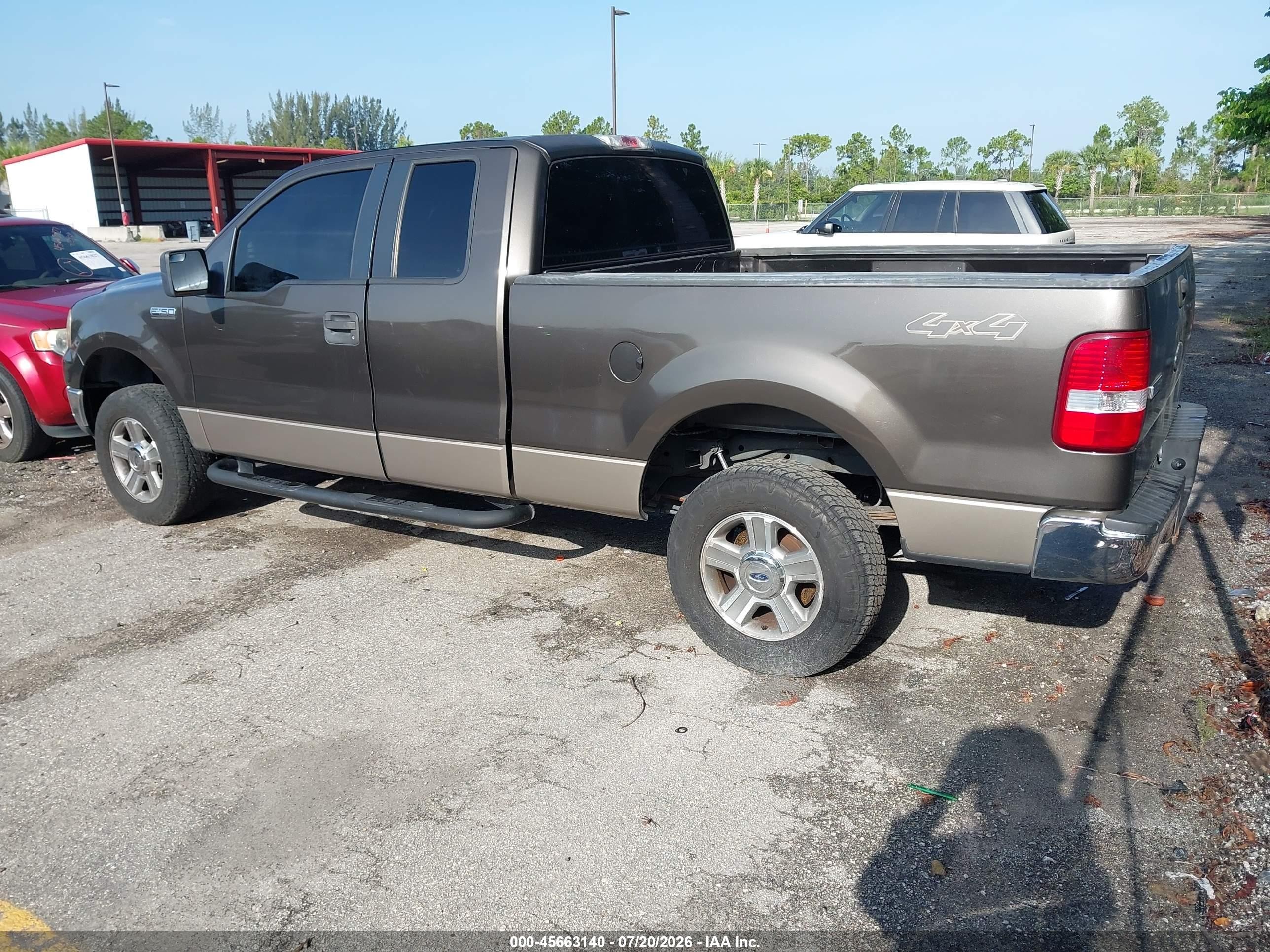 2005 Ford F-150 Fx4/lariat/xl/xlt Gray vin: 1FTPX14505NC02577