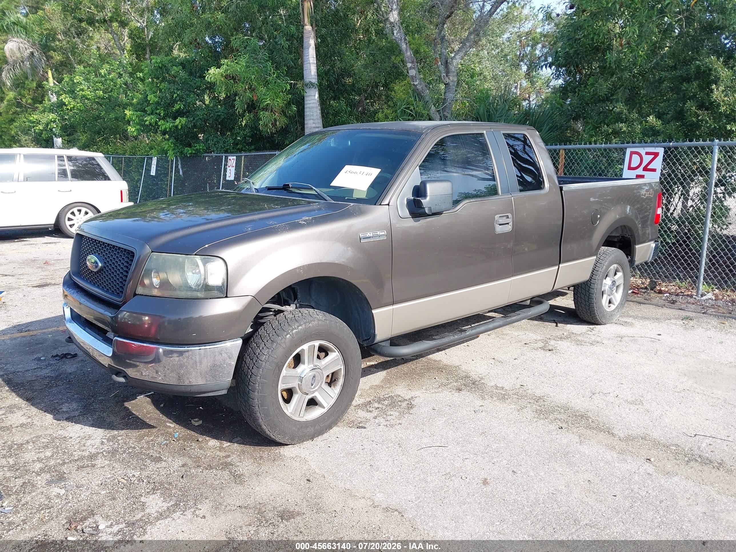 2005 Ford F-150 Fx4/lariat/xl/xlt Gray vin: 1FTPX14505NC02577