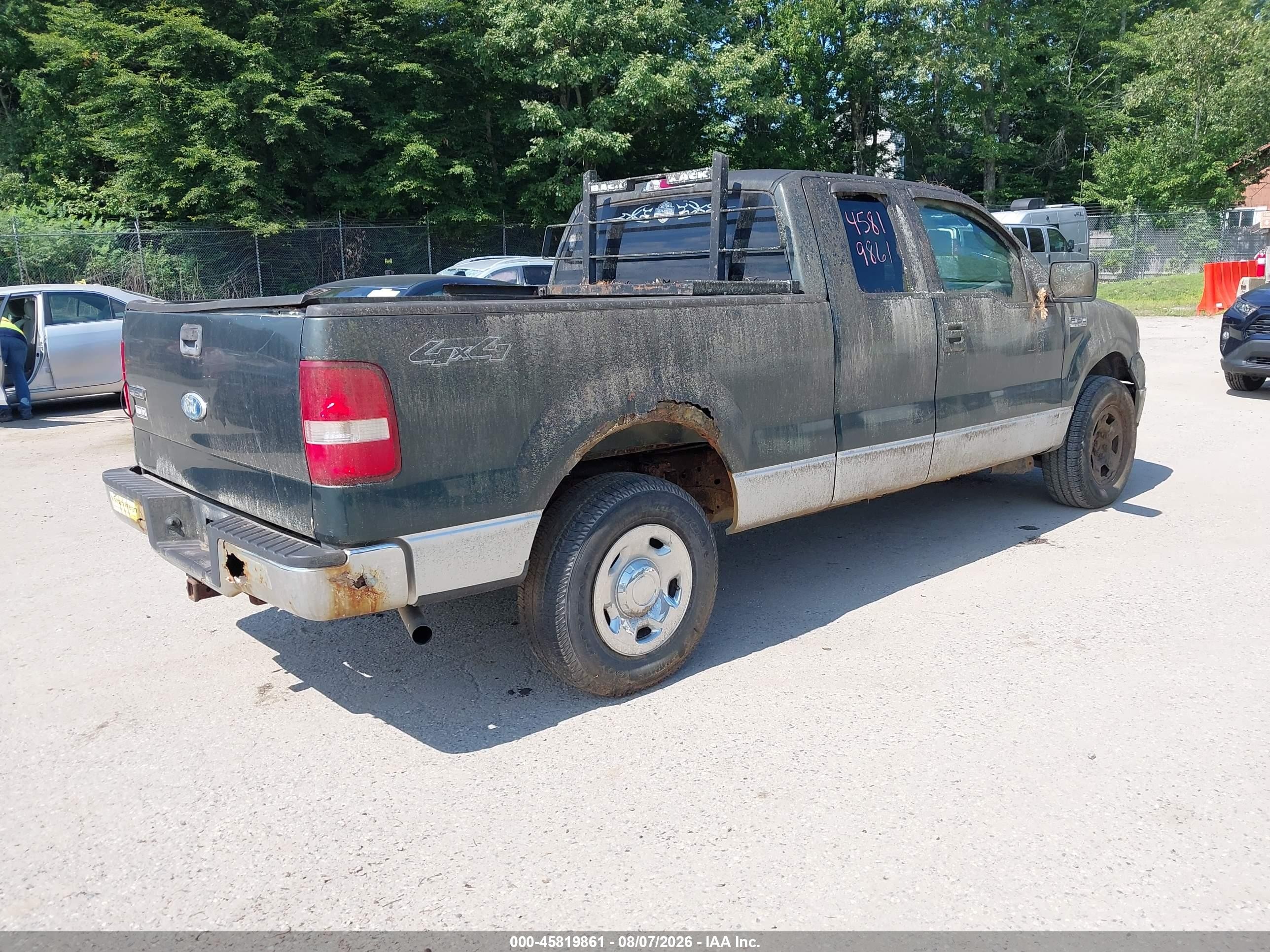 2006 Ford F-150 Fx4/lariat/xl/xlt Green vin: 1FTPX14506FA16677