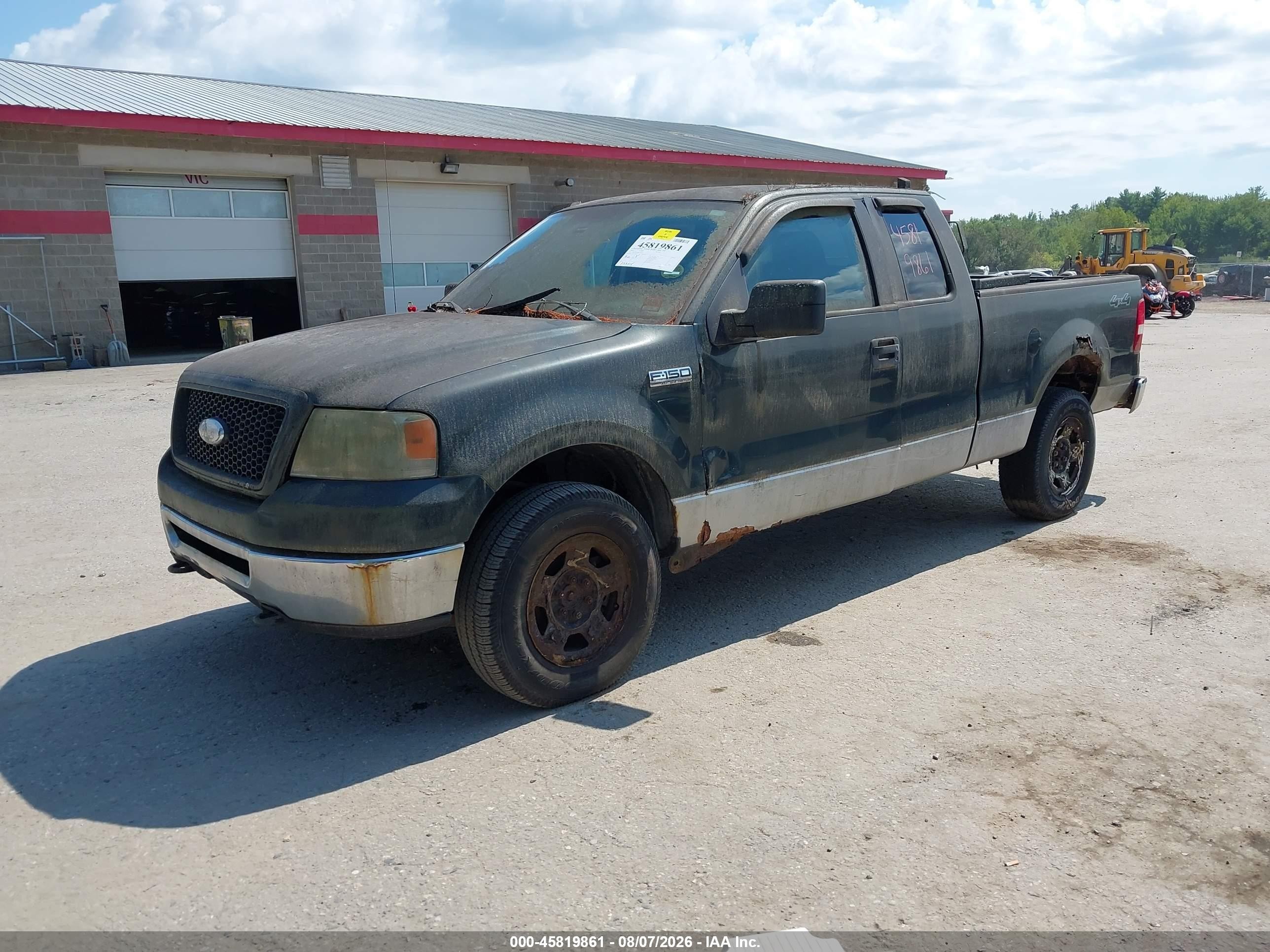 2006 Ford F-150 Fx4/lariat/xl/xlt Green vin: 1FTPX14506FA16677