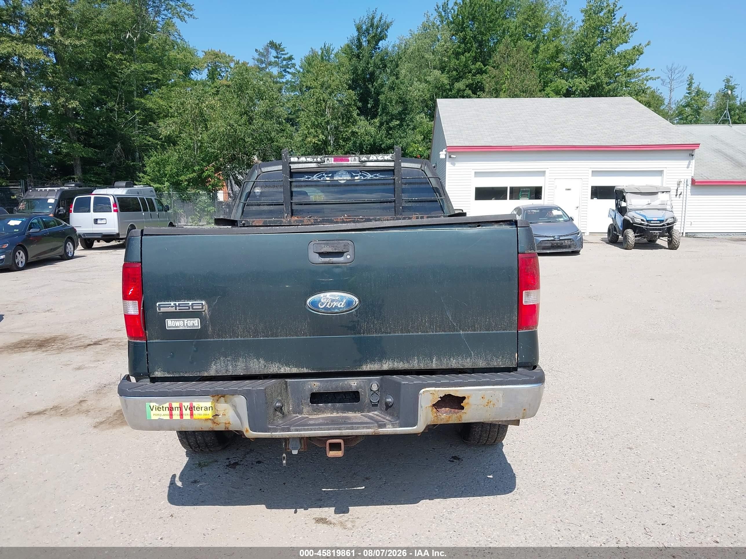 2006 Ford F-150 Fx4/lariat/xl/xlt Green vin: 1FTPX14506FA16677