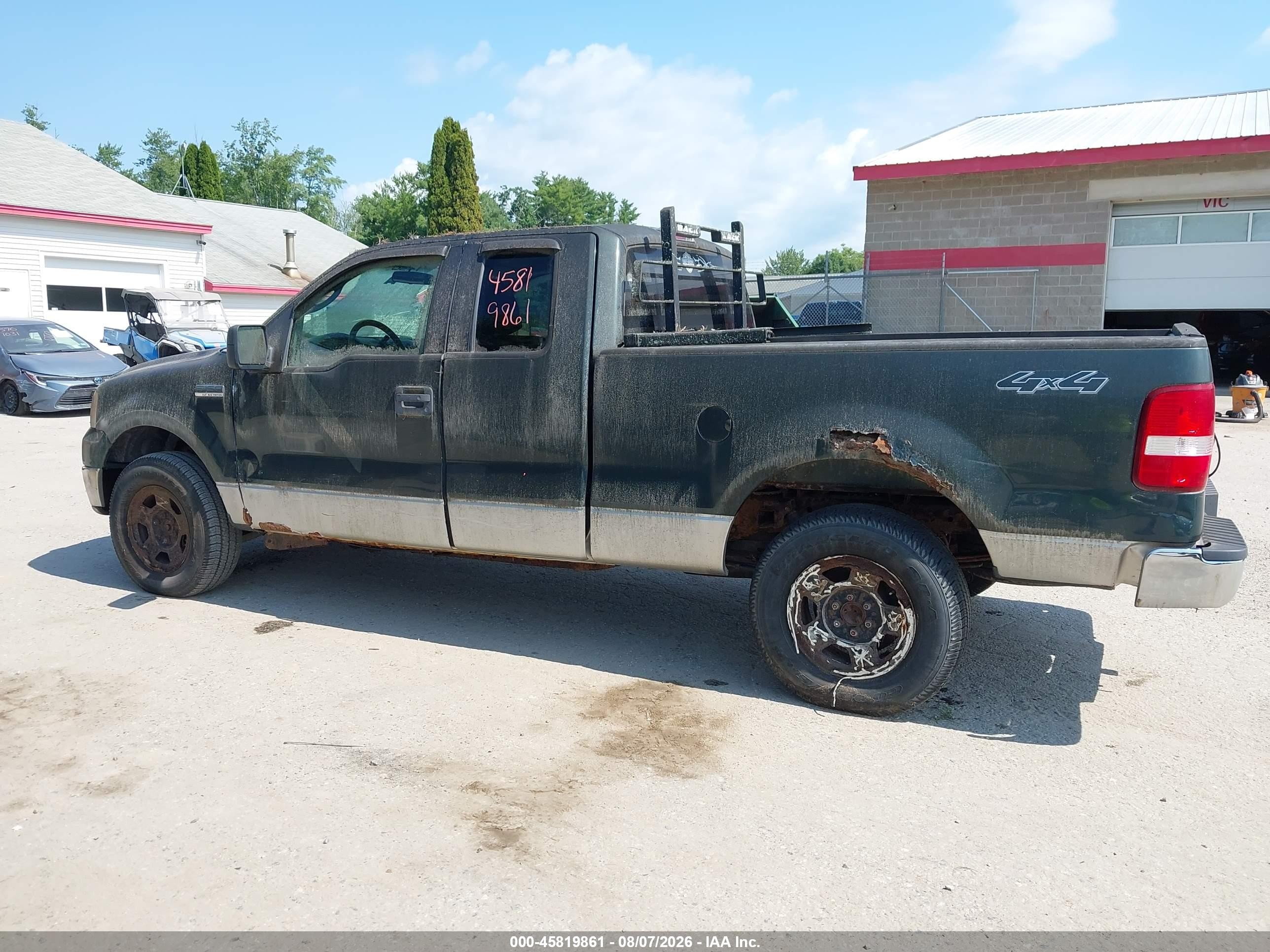 2006 Ford F-150 Fx4/lariat/xl/xlt Green vin: 1FTPX14506FA16677