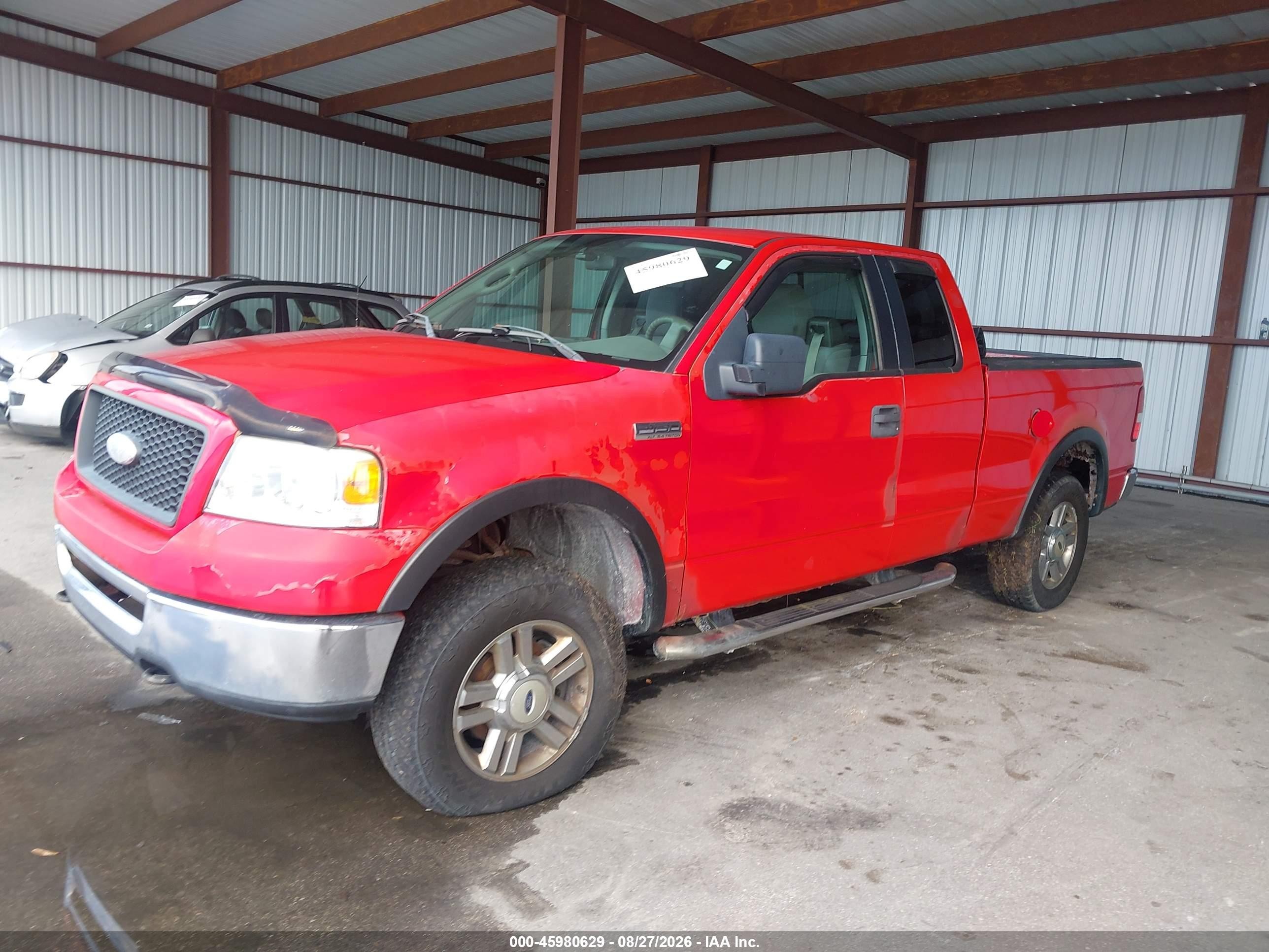 2006 Ford F-150 Fx4/lariat/xl/xlt Red vin: 1FTPX14506FA25167