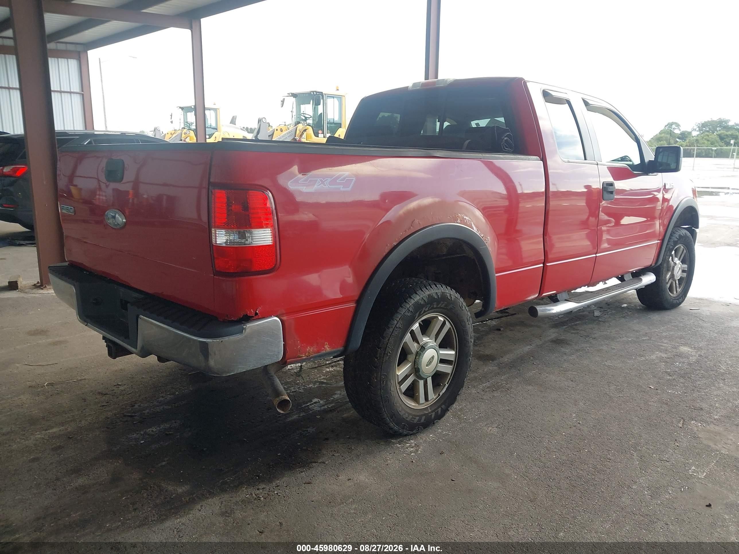 2006 Ford F-150 Fx4/lariat/xl/xlt Red vin: 1FTPX14506FA25167