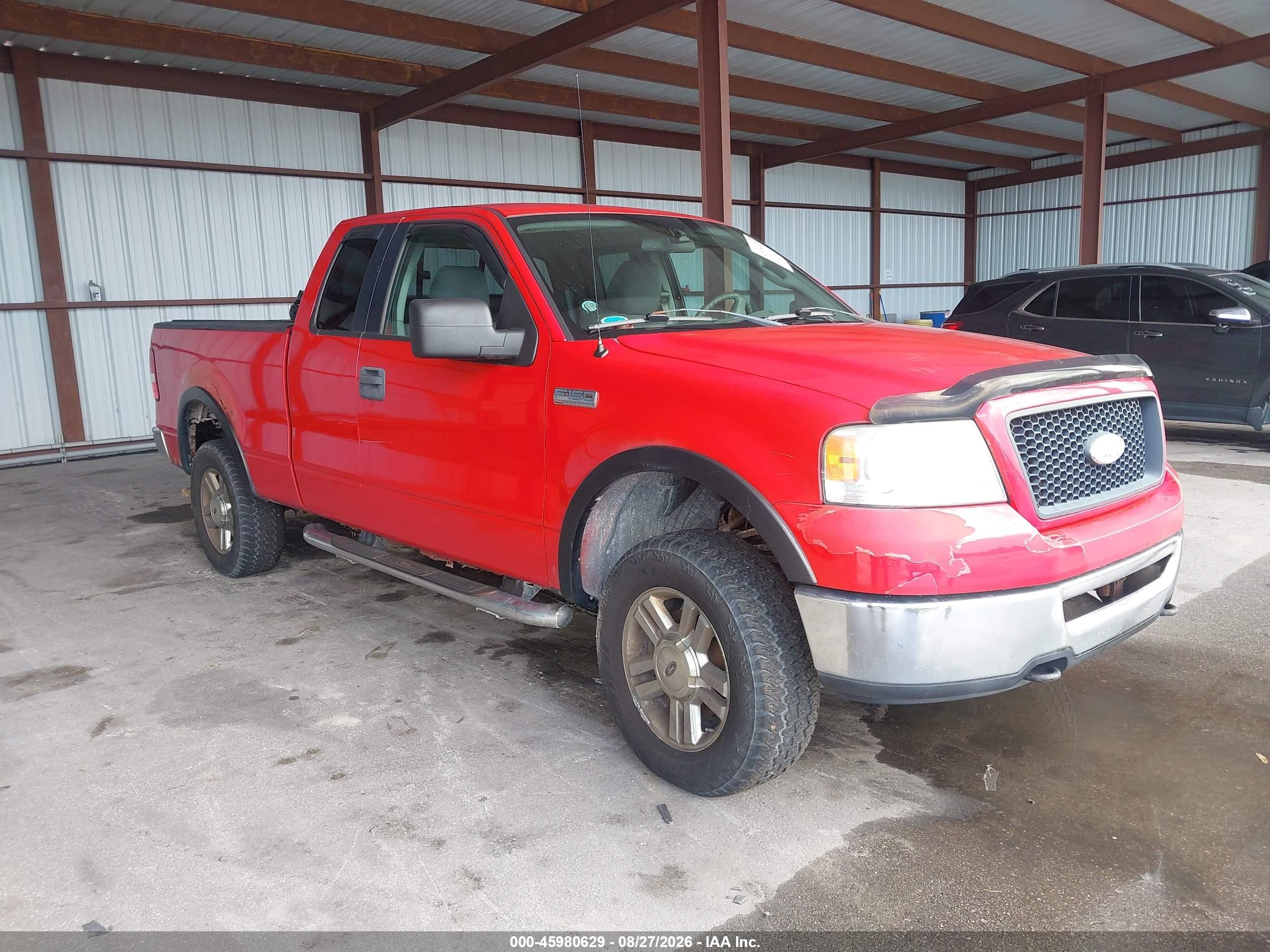 2006 Ford F-150 Fx4/lariat/xl/xlt Красный vin: 1FTPX14506FA25167