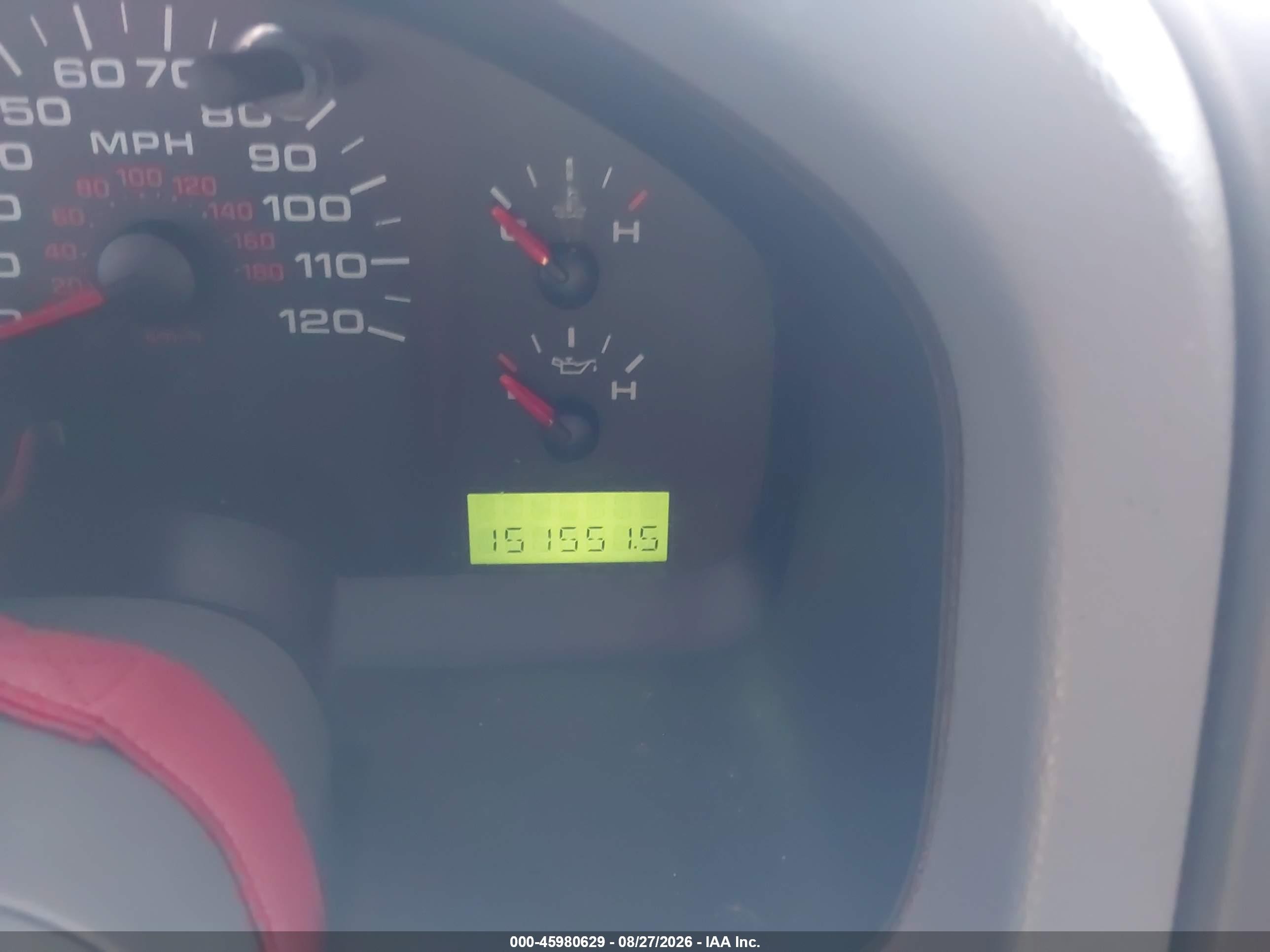 2006 Ford F-150 Fx4/lariat/xl/xlt Red vin: 1FTPX14506FA25167